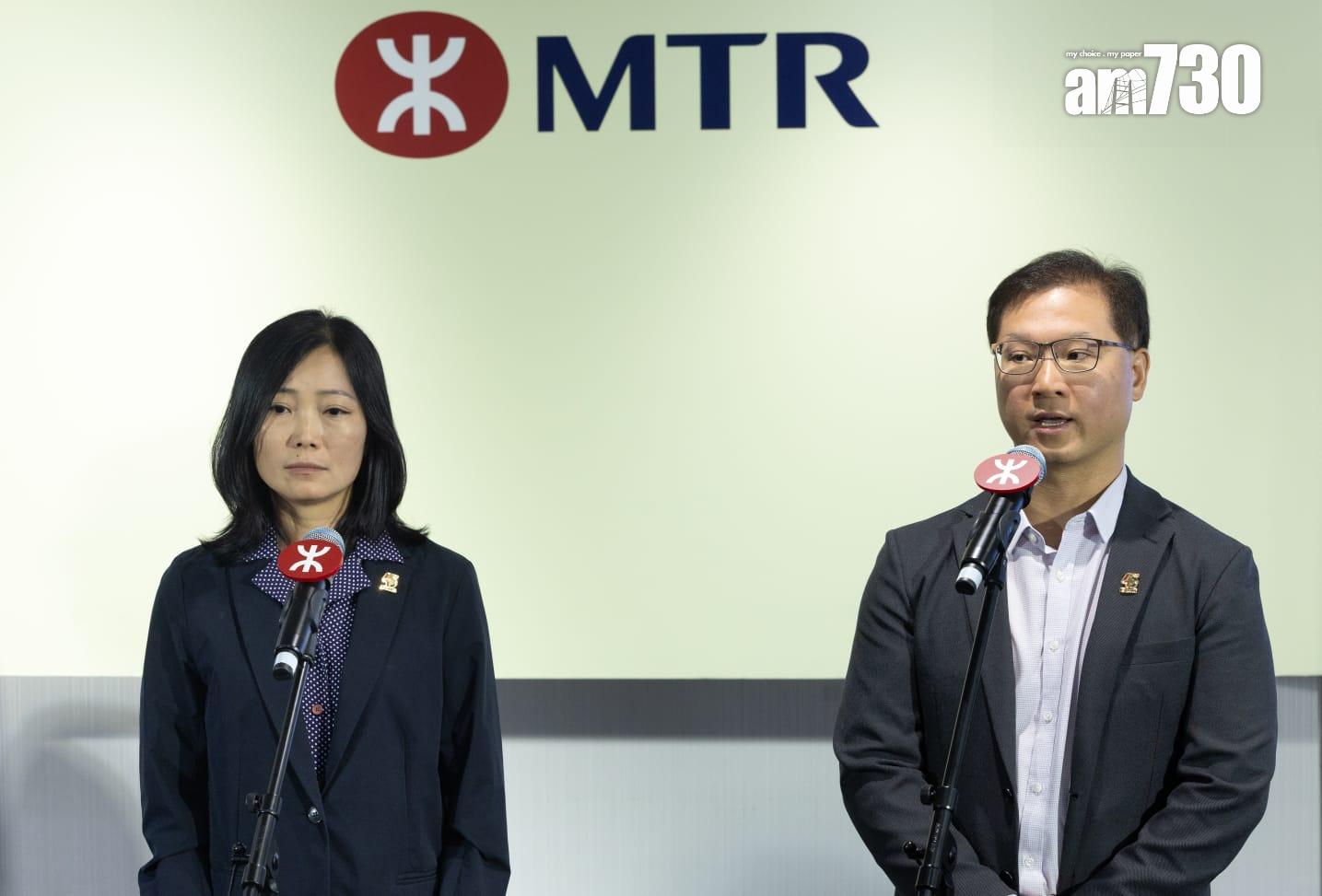 港鐵講解當日安排。(蘇文傑攝)