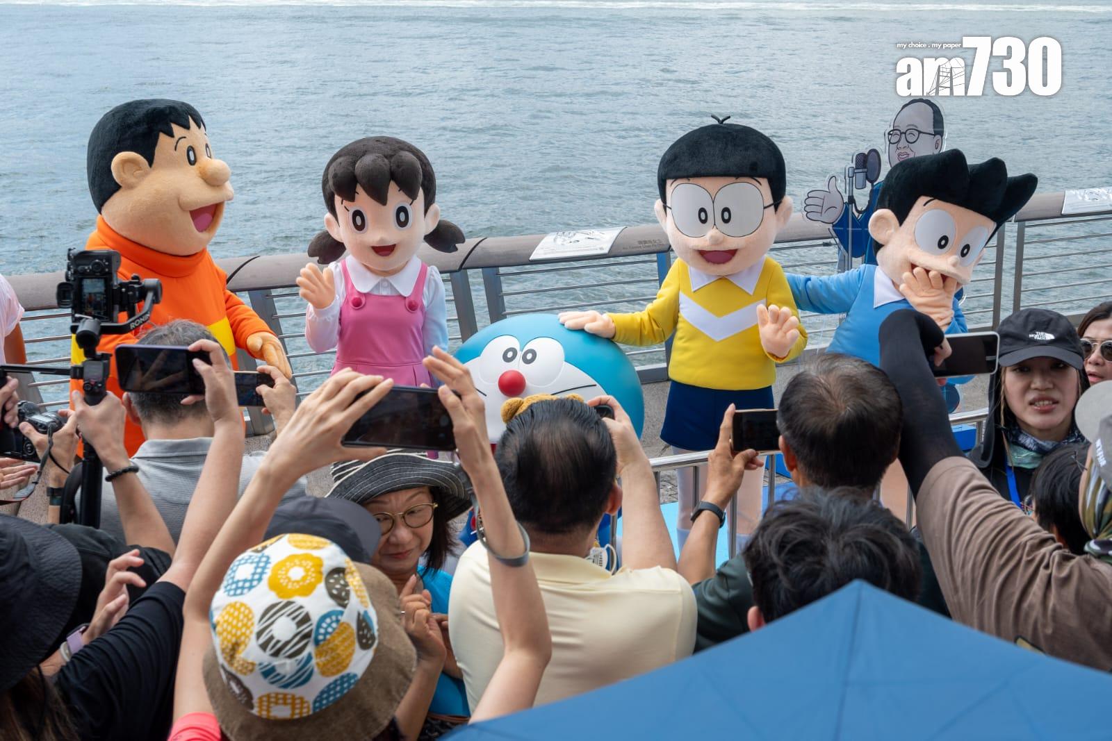 多啦A夢展錄500萬人次 帶動附近商場餐廳生意 (陳奕釗攝)