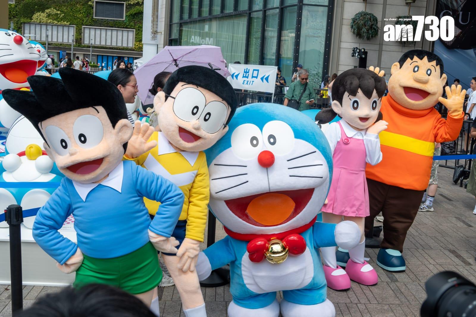 多啦A夢展錄500萬人次 帶動附近商場餐廳生意 (陳奕釗攝)