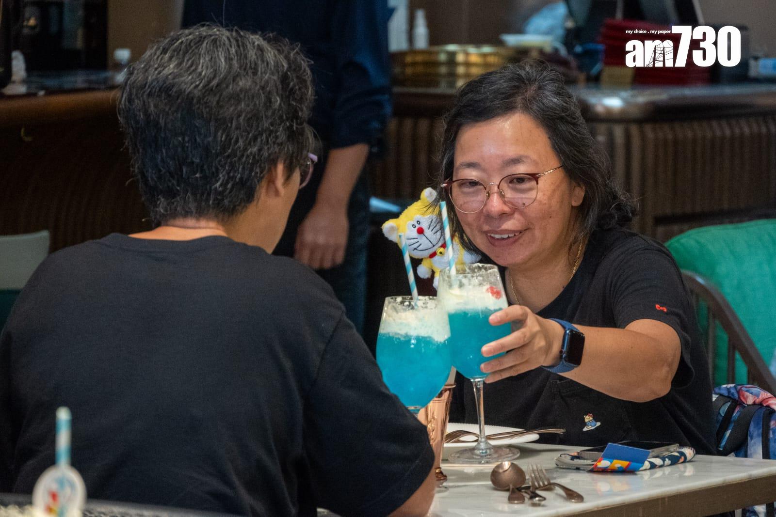 多啦A夢展錄500萬人次 帶動附近商場餐廳生意 (陳奕釗攝)