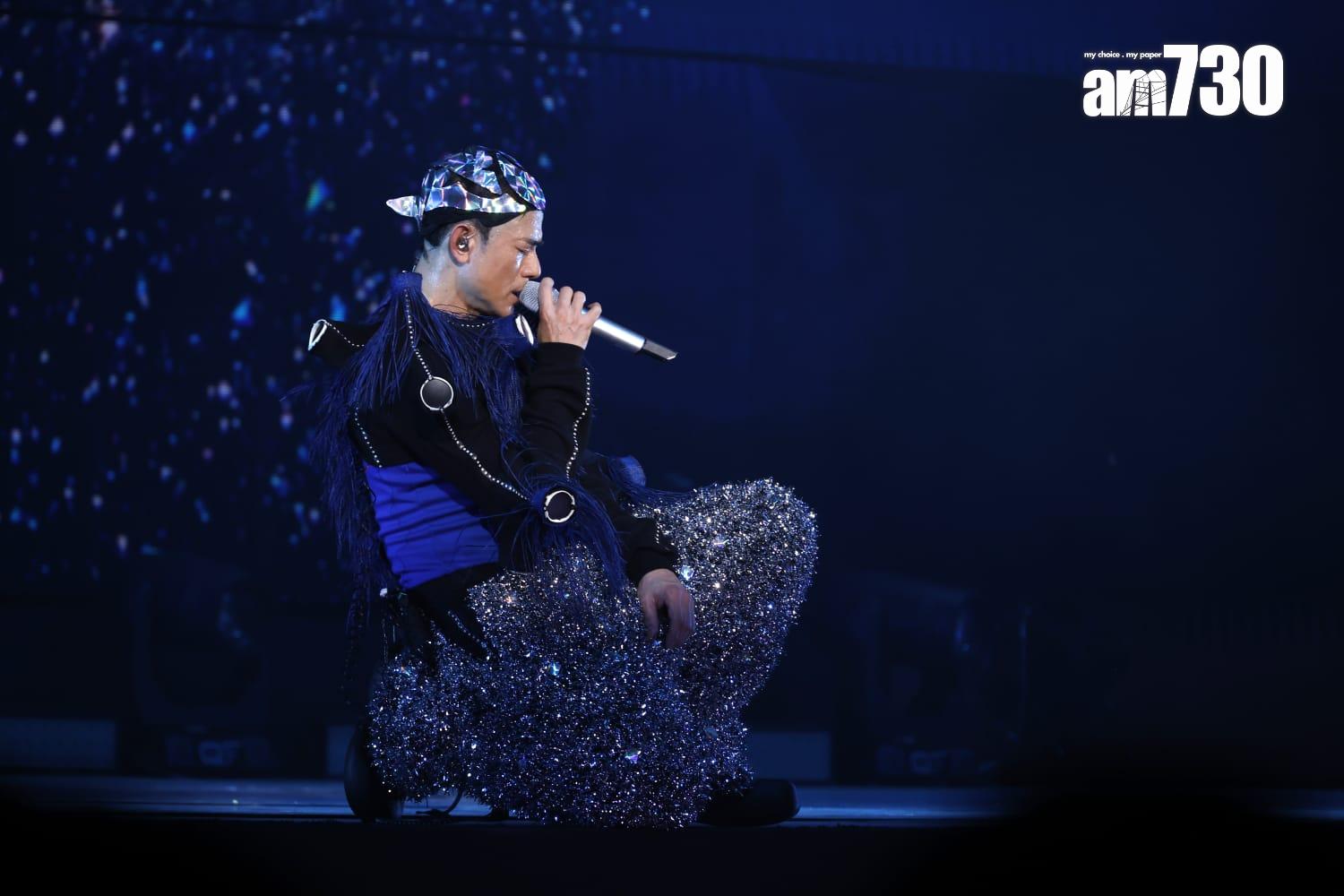 郭富城《ICONIC世界巡迴演唱會2024香港站》。(林俊源攝)