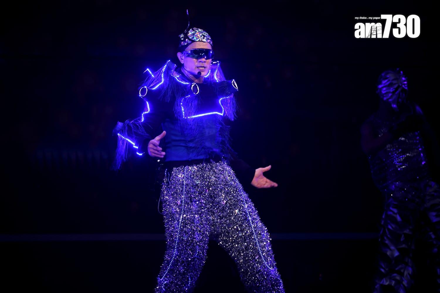 郭富城《ICONIC世界巡迴演唱會2024香港站》。(林俊源攝)