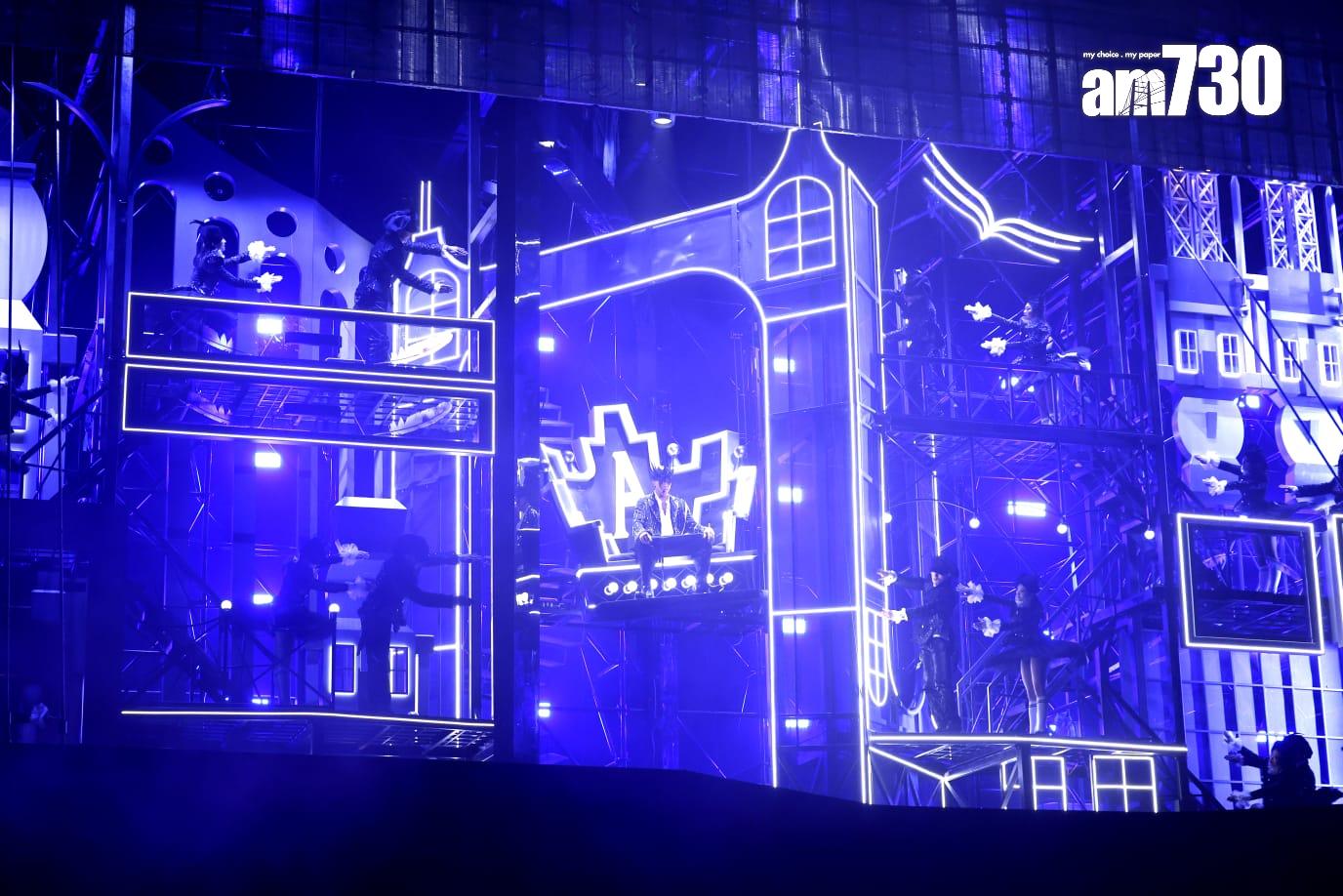 郭富城《ICONIC世界巡迴演唱會2024香港站》。(林俊源攝)