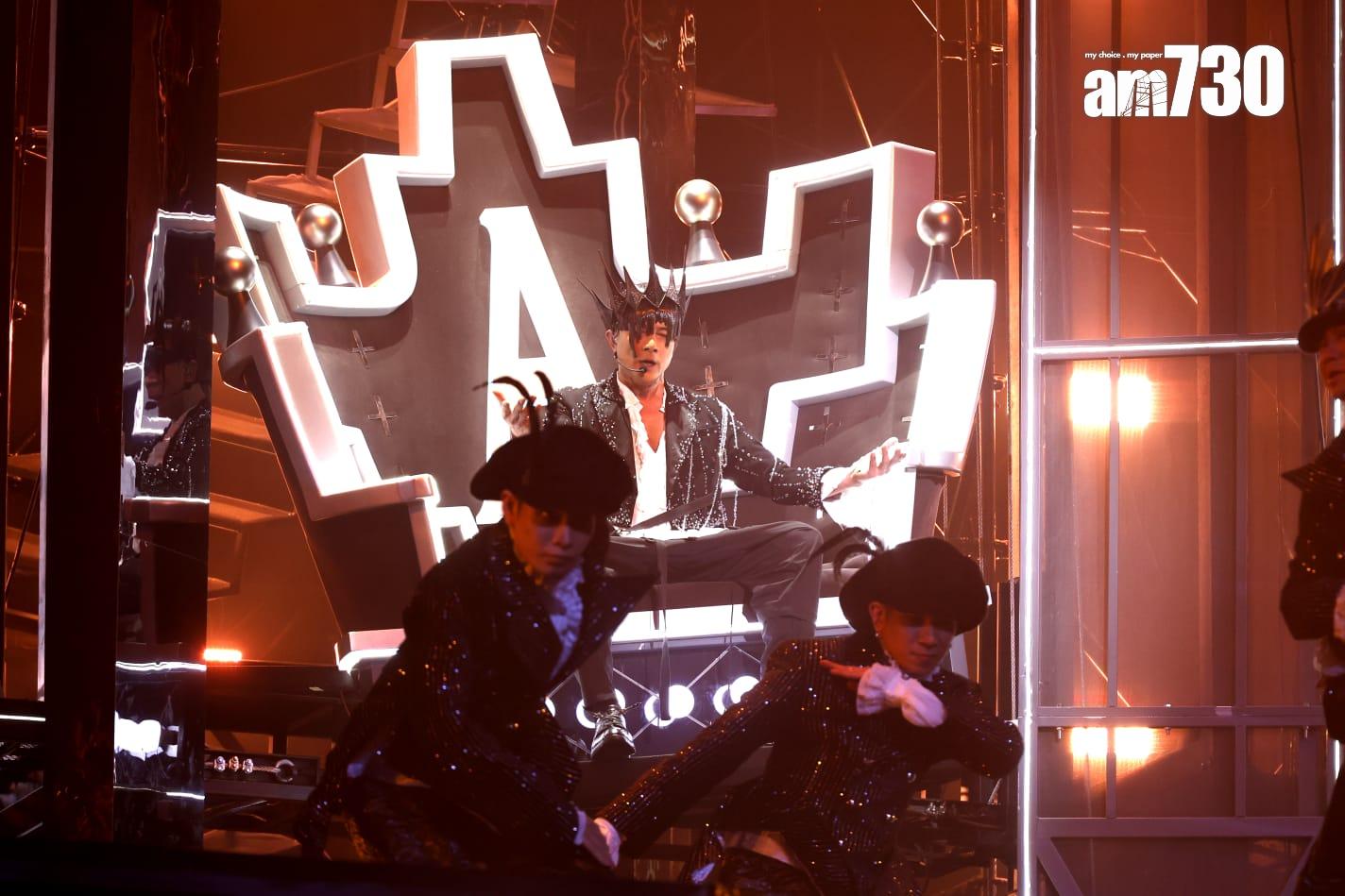 郭富城《ICONIC世界巡迴演唱會2024香港站》。(林俊源攝)