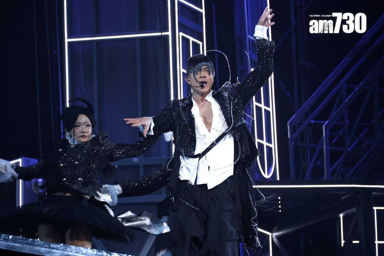 郭富城《ICONIC世界巡迴演唱會2024香港站》。(林俊源攝)