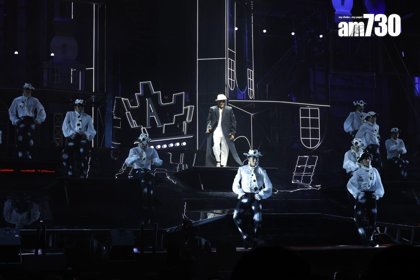 郭富城《ICONIC世界巡迴演唱會2024香港站》。(林俊源攝)