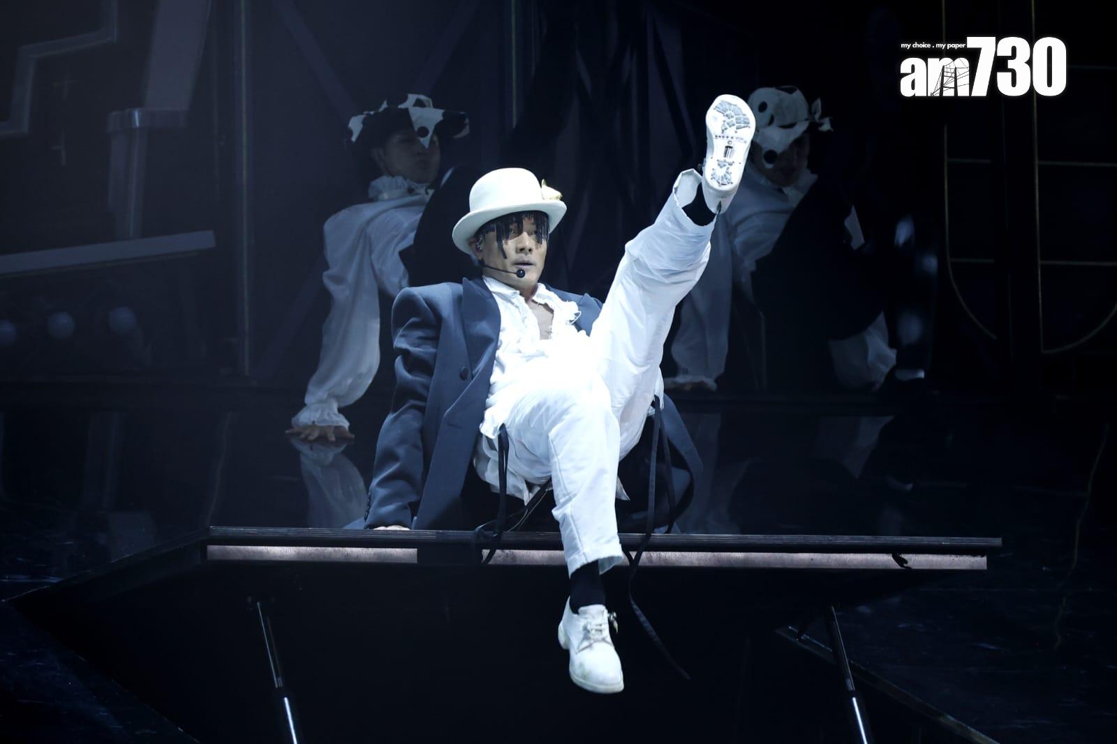 郭富城《ICONIC世界巡迴演唱會2024香港站》。(林俊源攝)