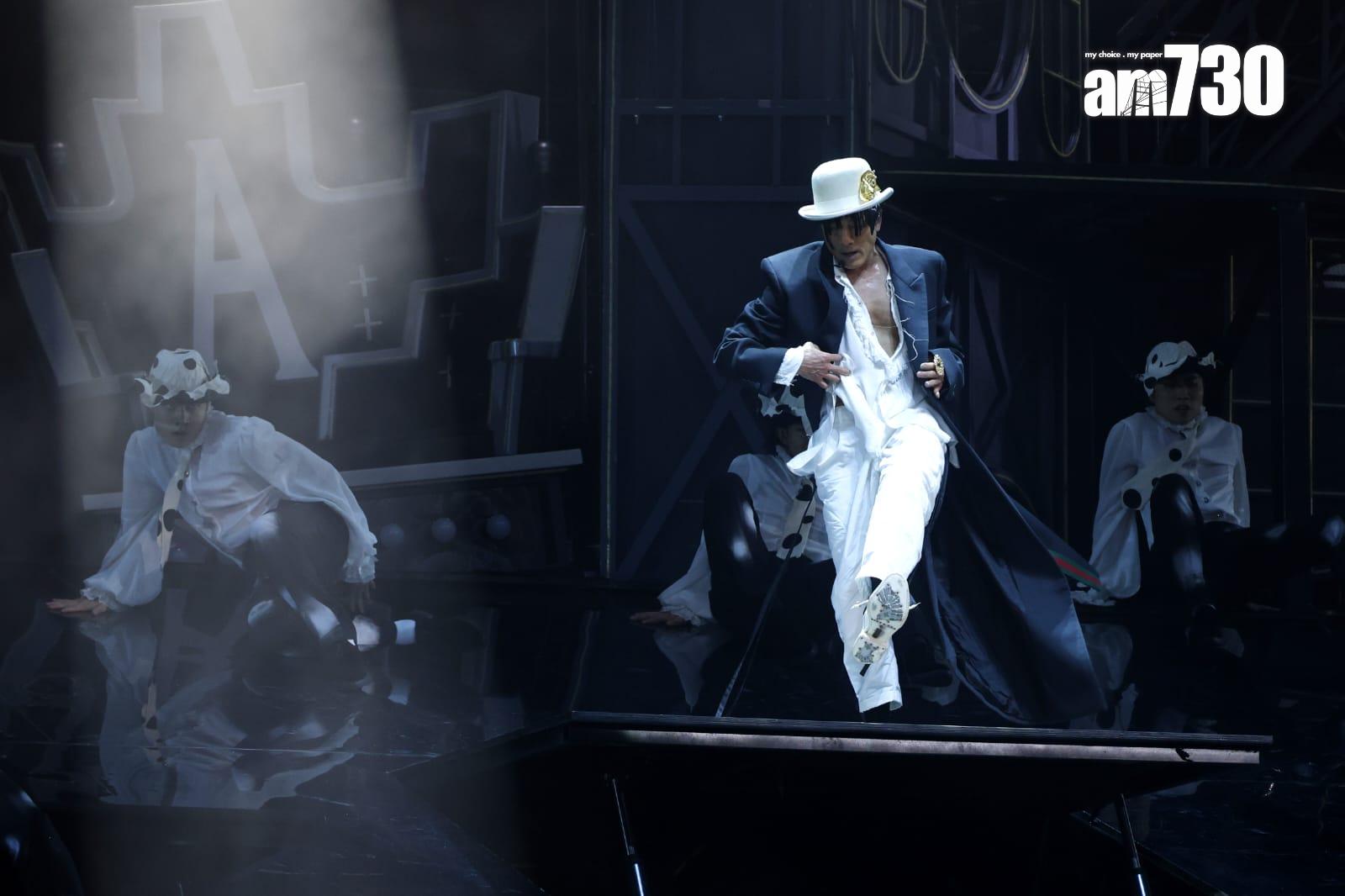 郭富城《ICONIC世界巡迴演唱會2024香港站》。(林俊源攝)