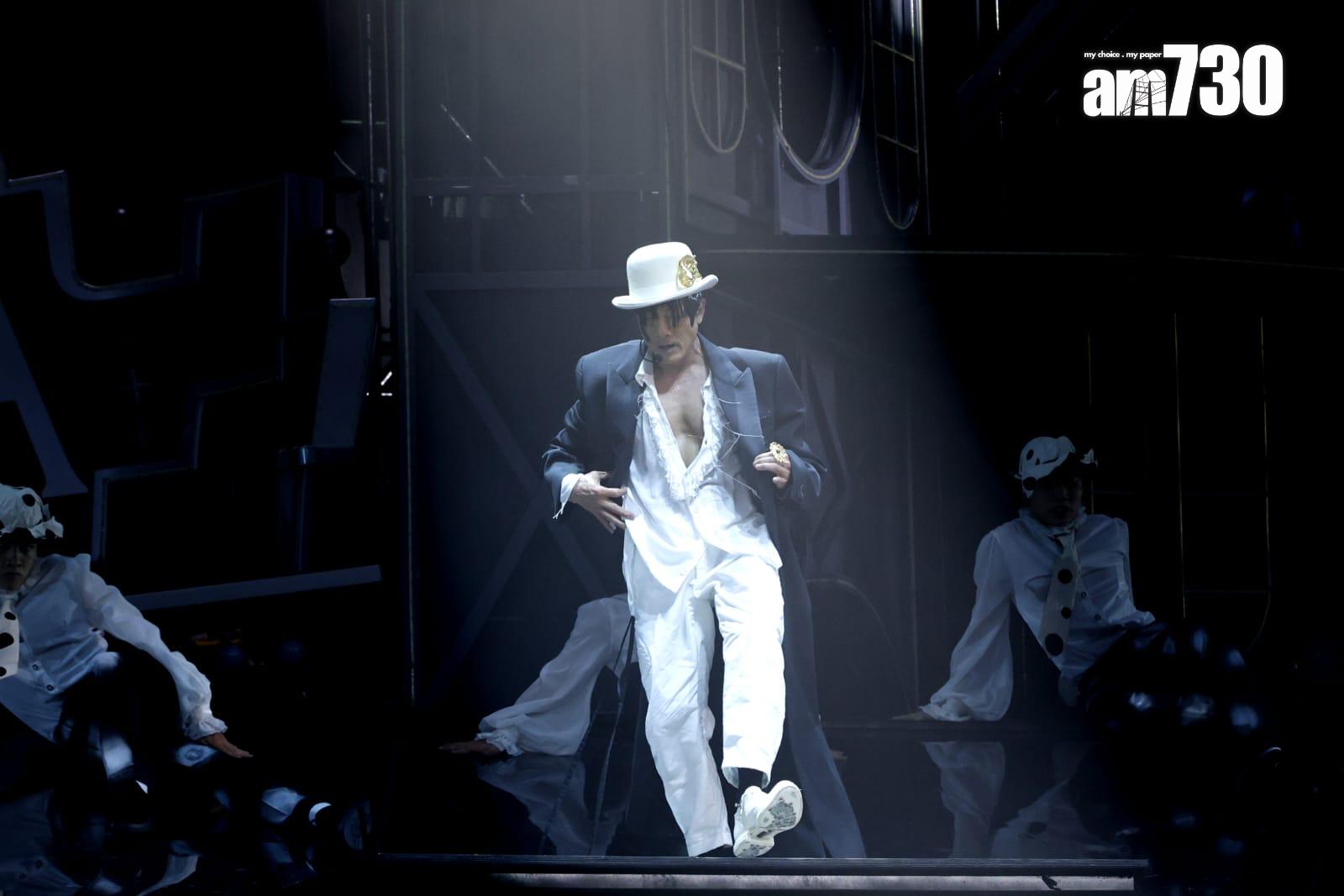 郭富城《ICONIC世界巡迴演唱會2024香港站》。(林俊源攝)