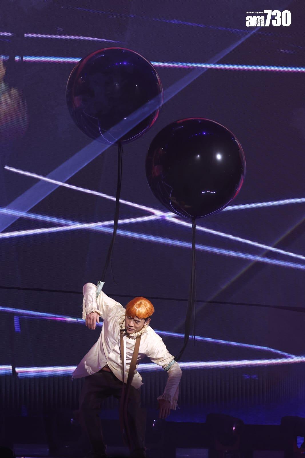 郭富城《ICONIC世界巡迴演唱會2024香港站》開鑼。(林俊源攝)