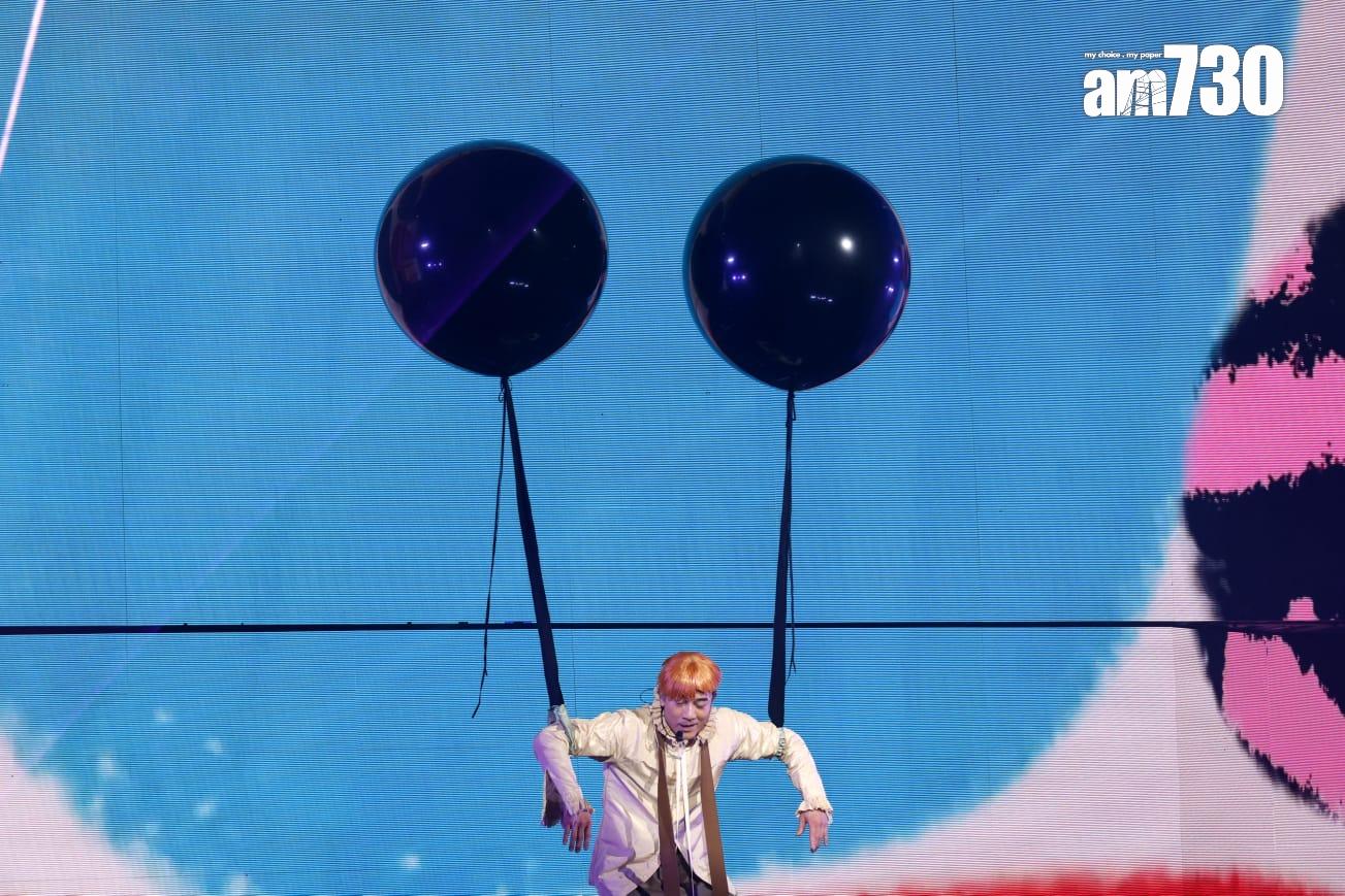 郭富城《ICONIC世界巡迴演唱會2024香港站》開鑼。(林俊源攝)