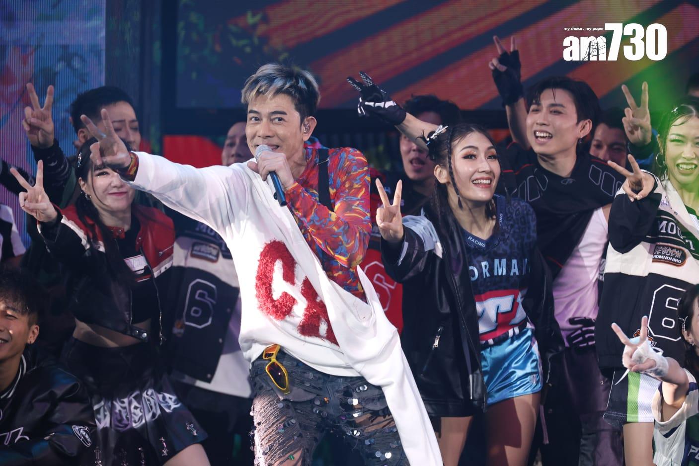 郭富城《ICONIC世界巡迴演唱會2024香港站》。(林俊源攝)