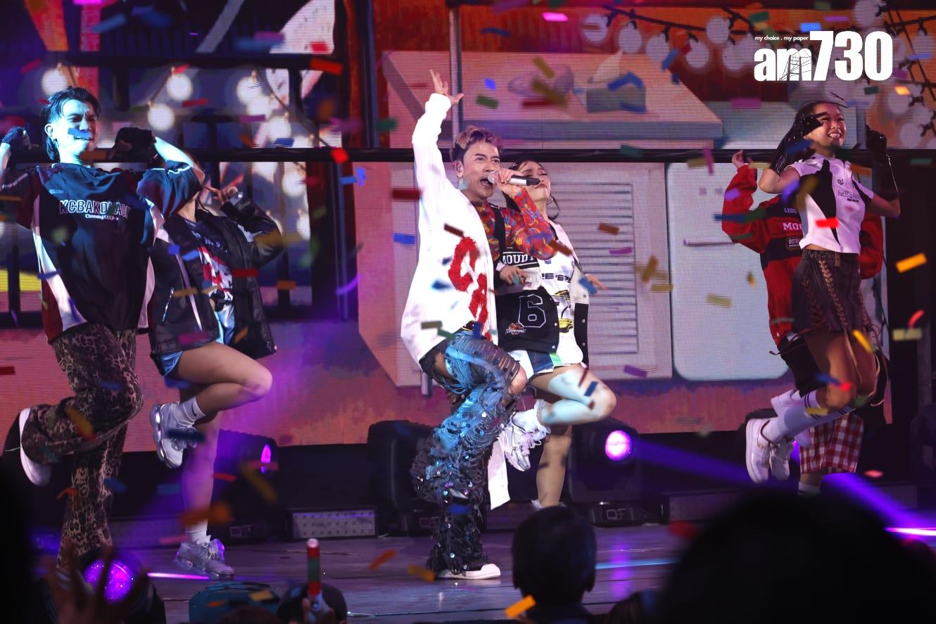 郭富城《ICONIC世界巡迴演唱會2024香港站》。(林俊源攝)