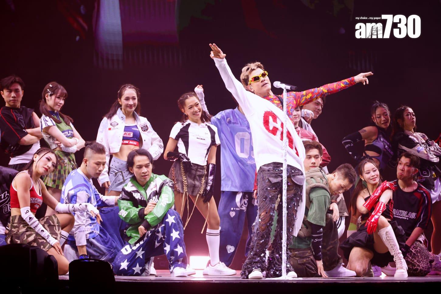 郭富城《ICONIC世界巡迴演唱會2024香港站》。(林俊源攝)