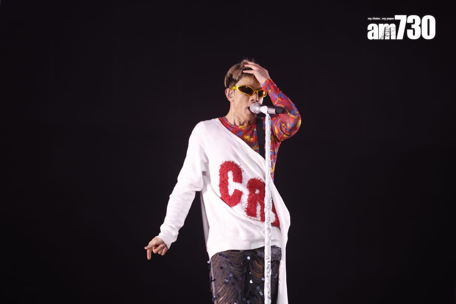 郭富城《ICONIC世界巡迴演唱會2024香港站》。(林俊源攝)