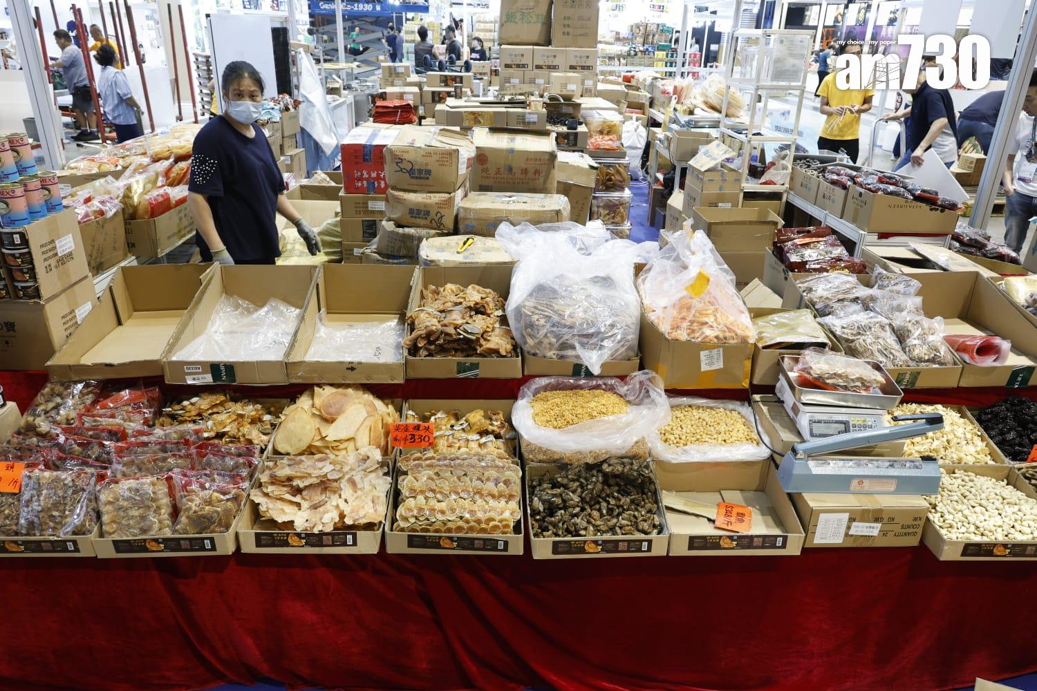 美食博覽明開鑼 一蚊雞一蚊鮑魚優惠供搶購 (林俊源攝)