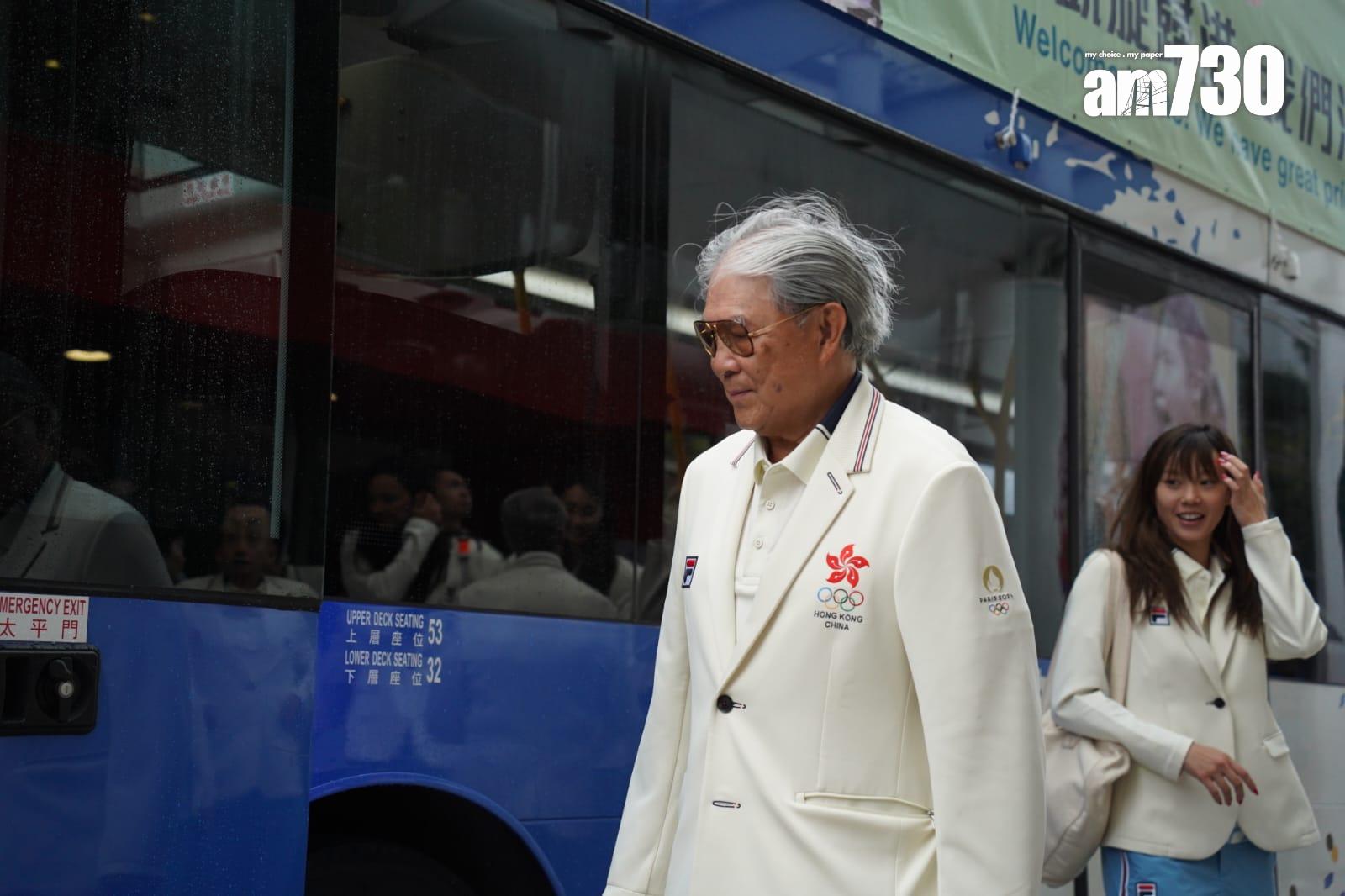 巴黎奧運港隊巡遊。(吳康琦攝)