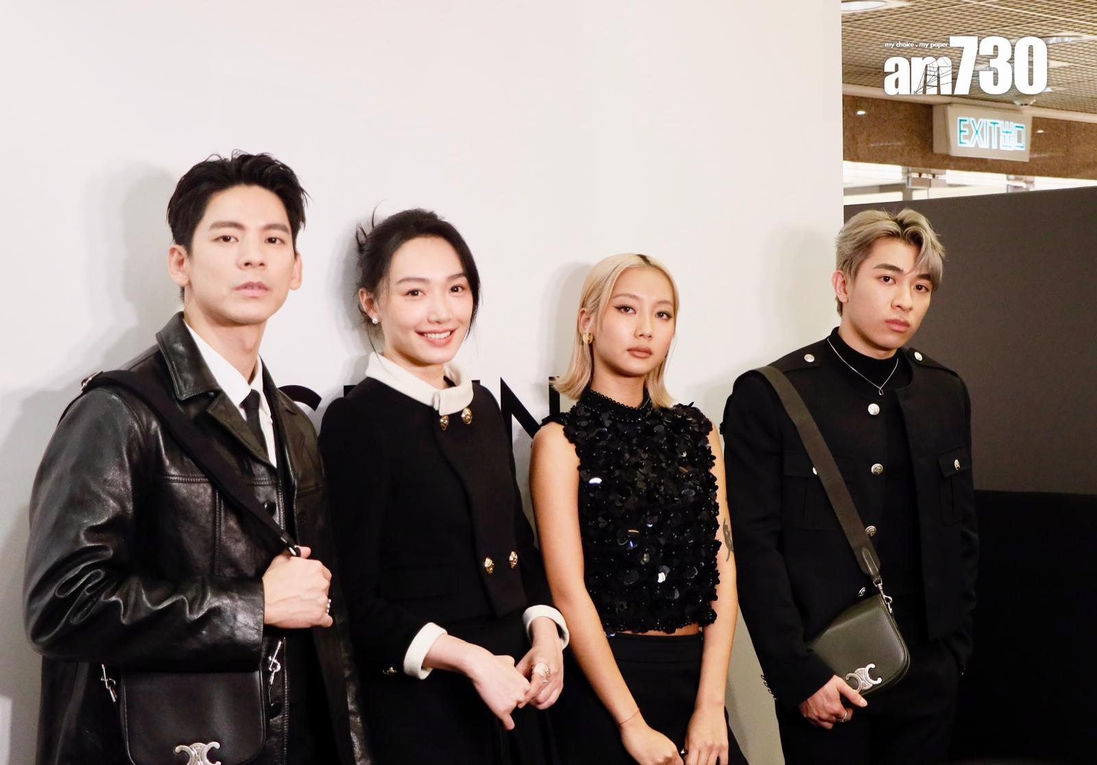 林柏宏、蔡思韵、邱彥筒及Tyson Yoshi。(娛樂組攝)