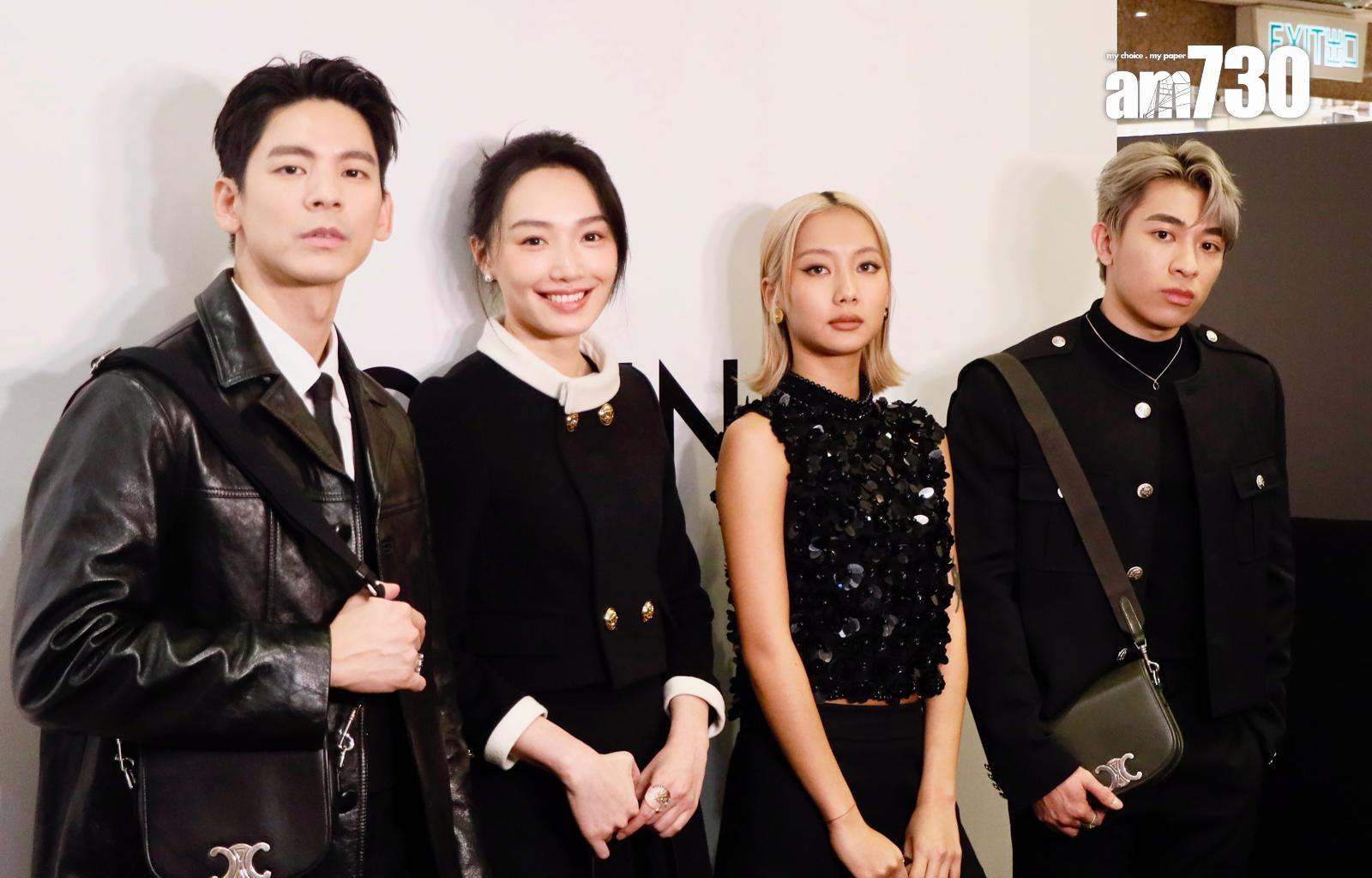 林柏宏、蔡思韵、邱彥筒及Tyson Yoshi。(娛樂組攝)