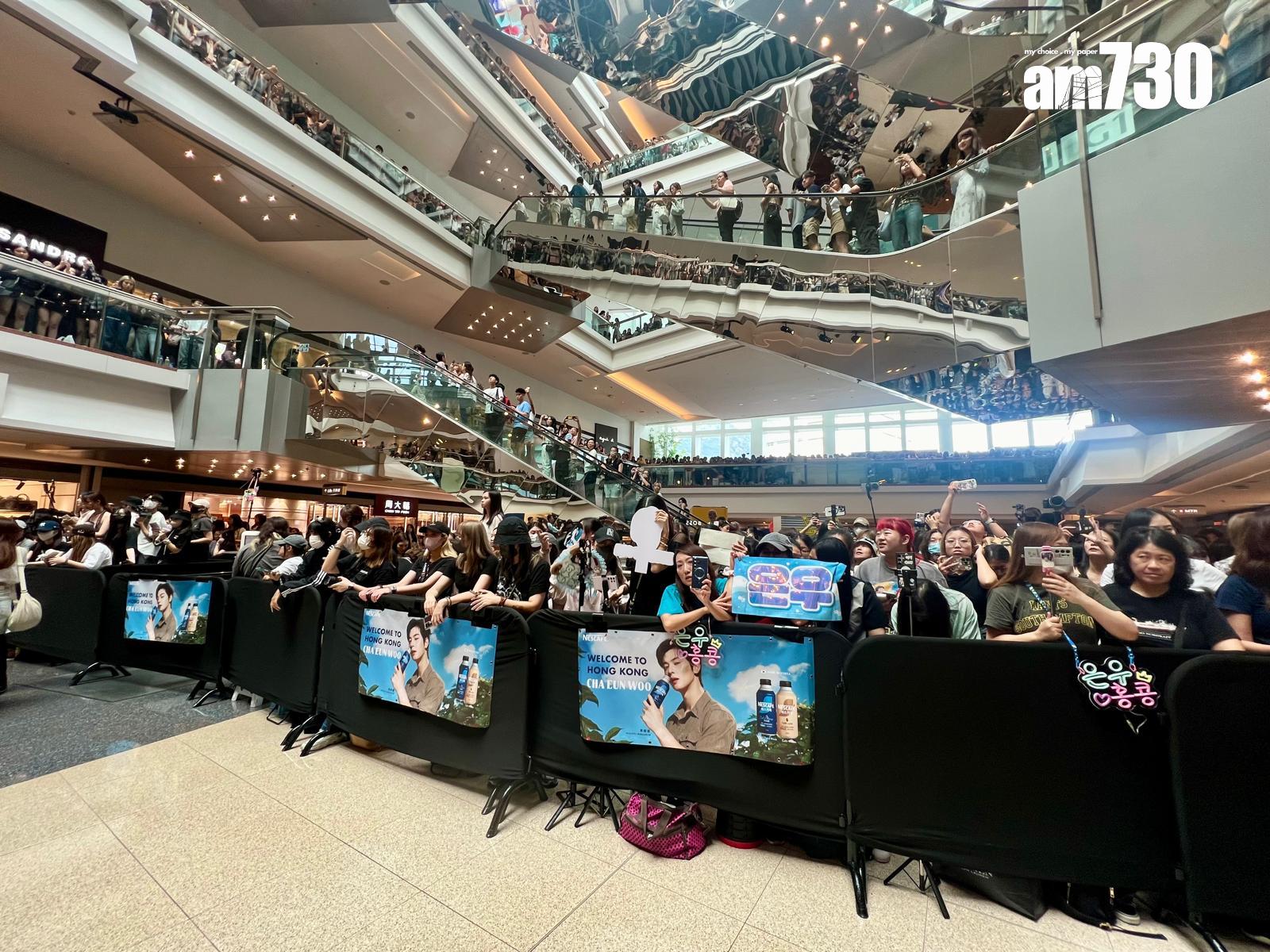 車銀優出席公開活墧,現場企滿粉絲,迫爆商場。(娛樂組攝)