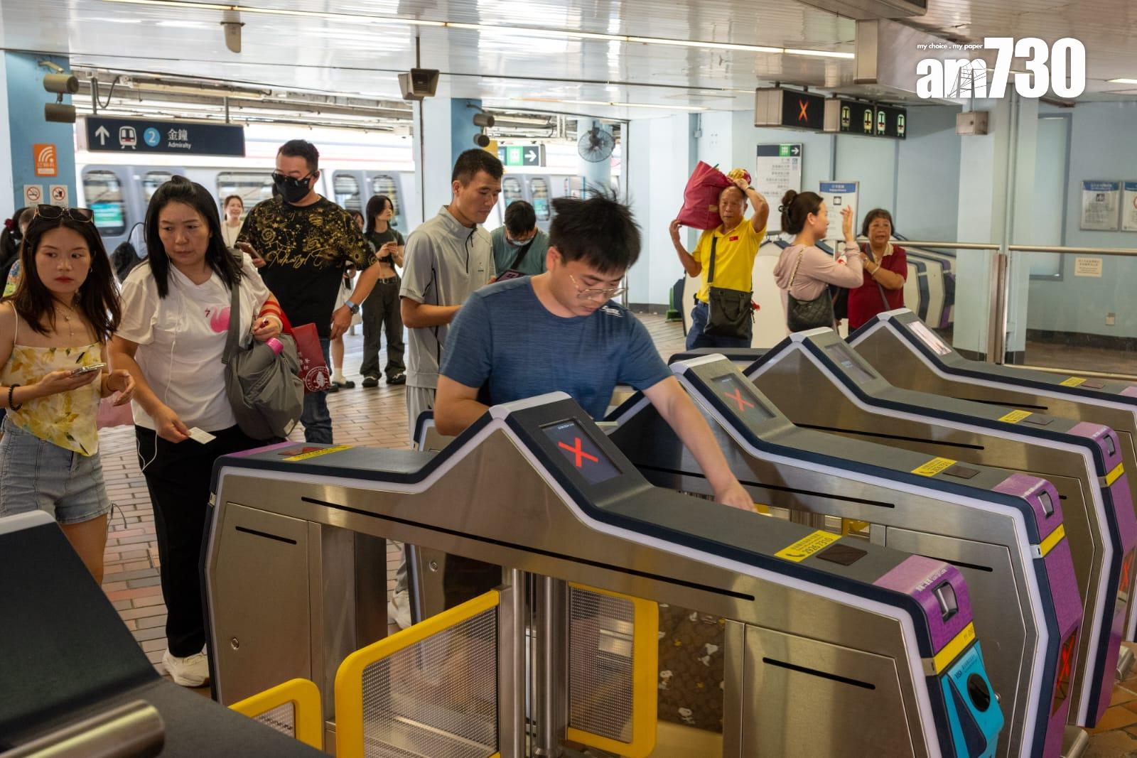 列車服務回復正常。(陳奕釗攝)