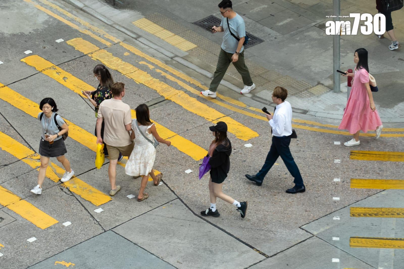 對角過路處|尖沙咀加拿分道與加連威老道過路處 今起啟用(林靄怡攝)