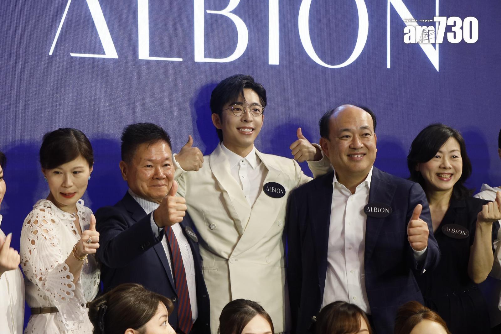 Edan與林明禎傳出姐弟戀後,今日首次出席公開活動。