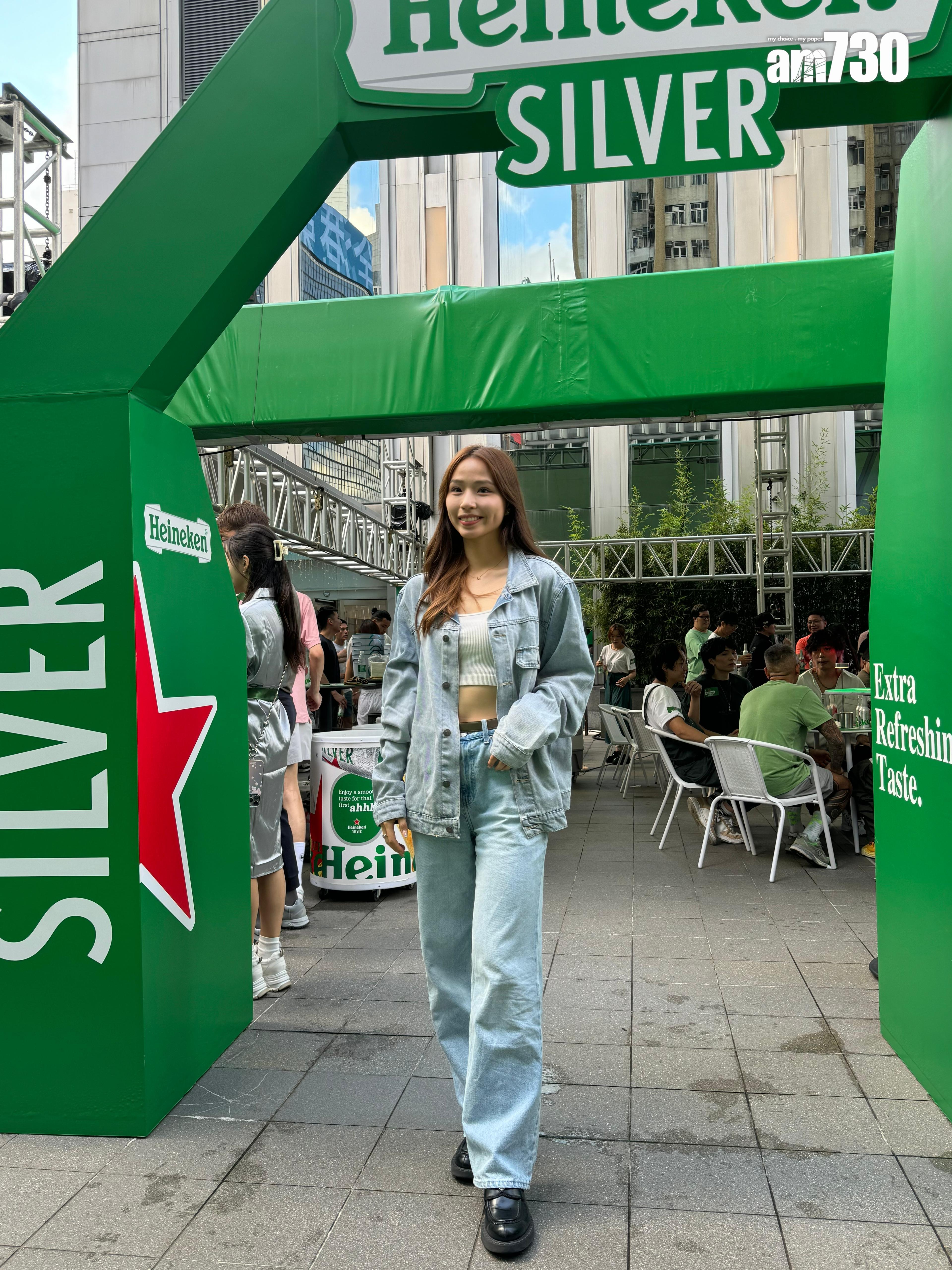 馬詠茹今日現身啤酒活動。 (娛樂組攝)