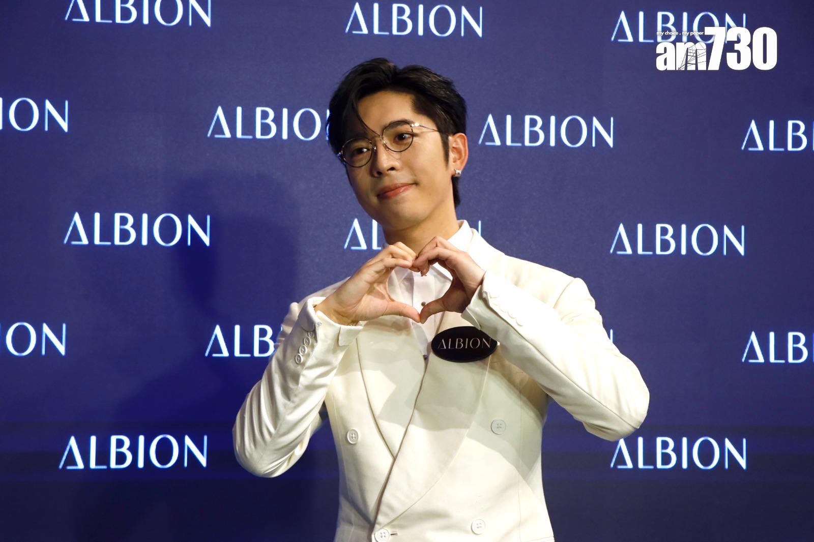 Edan與林明禎傳出姐弟戀後,今日首次出席公開活動。