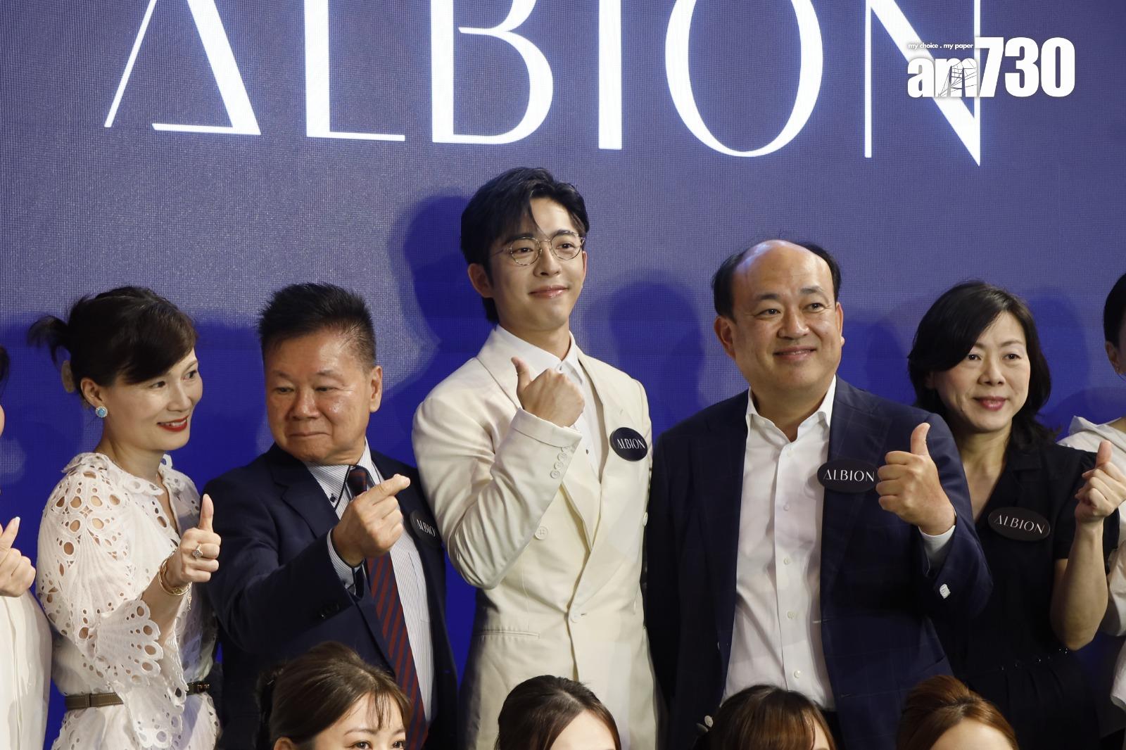 Edan與林明禎傳出姐弟戀後,今日首次出席公開活動。