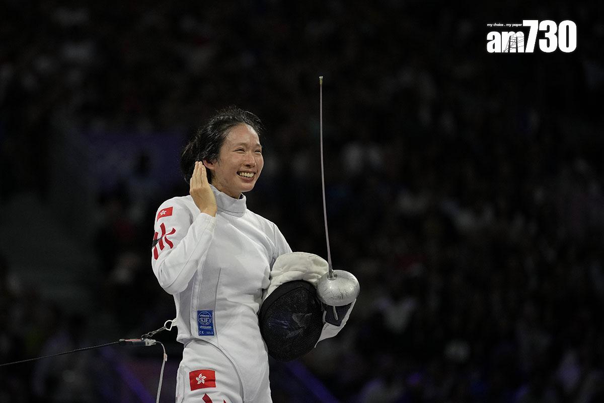 江旻憓在巴黎奧運奪得女子重劍個人賽金牌。(資料圖片/美聯社)