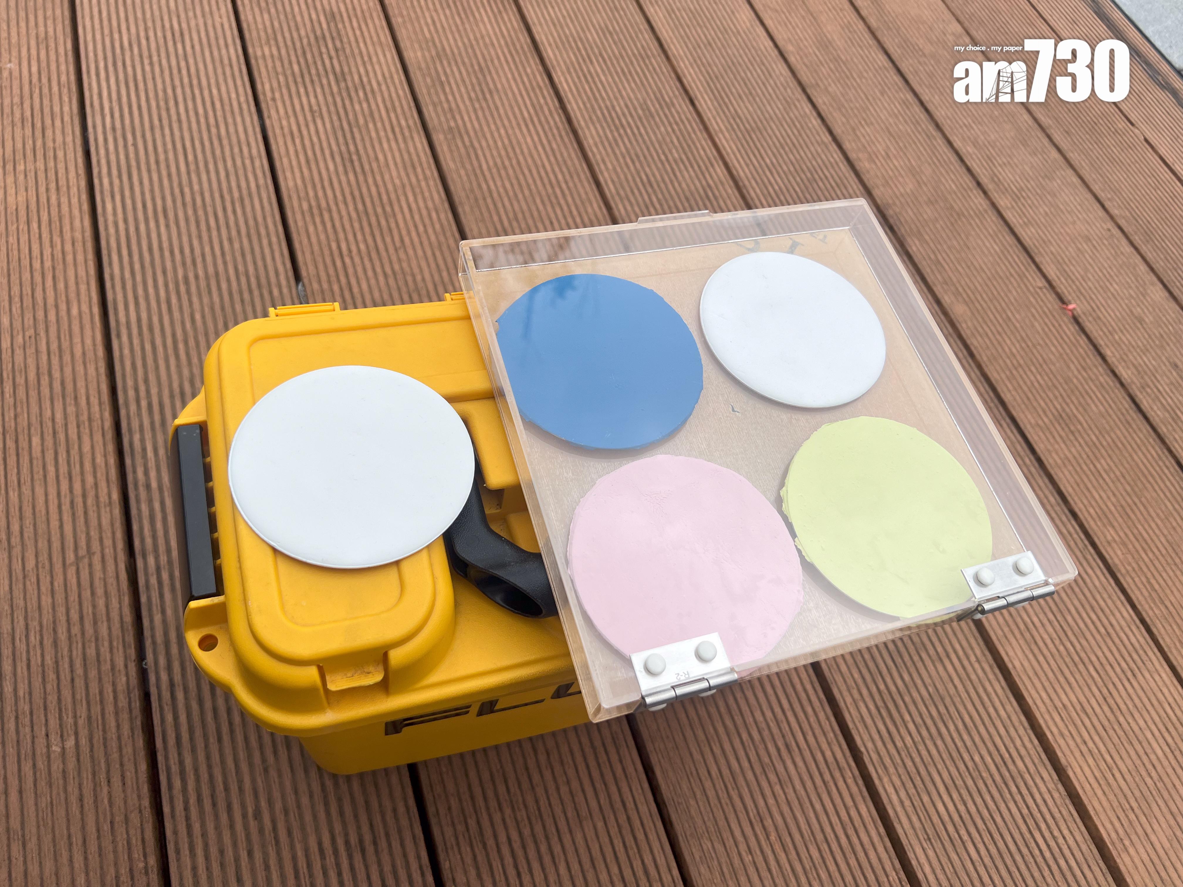 新型塗層可因應需要而調配出不同顏色,視覺上更舒適。(李景玉攝)