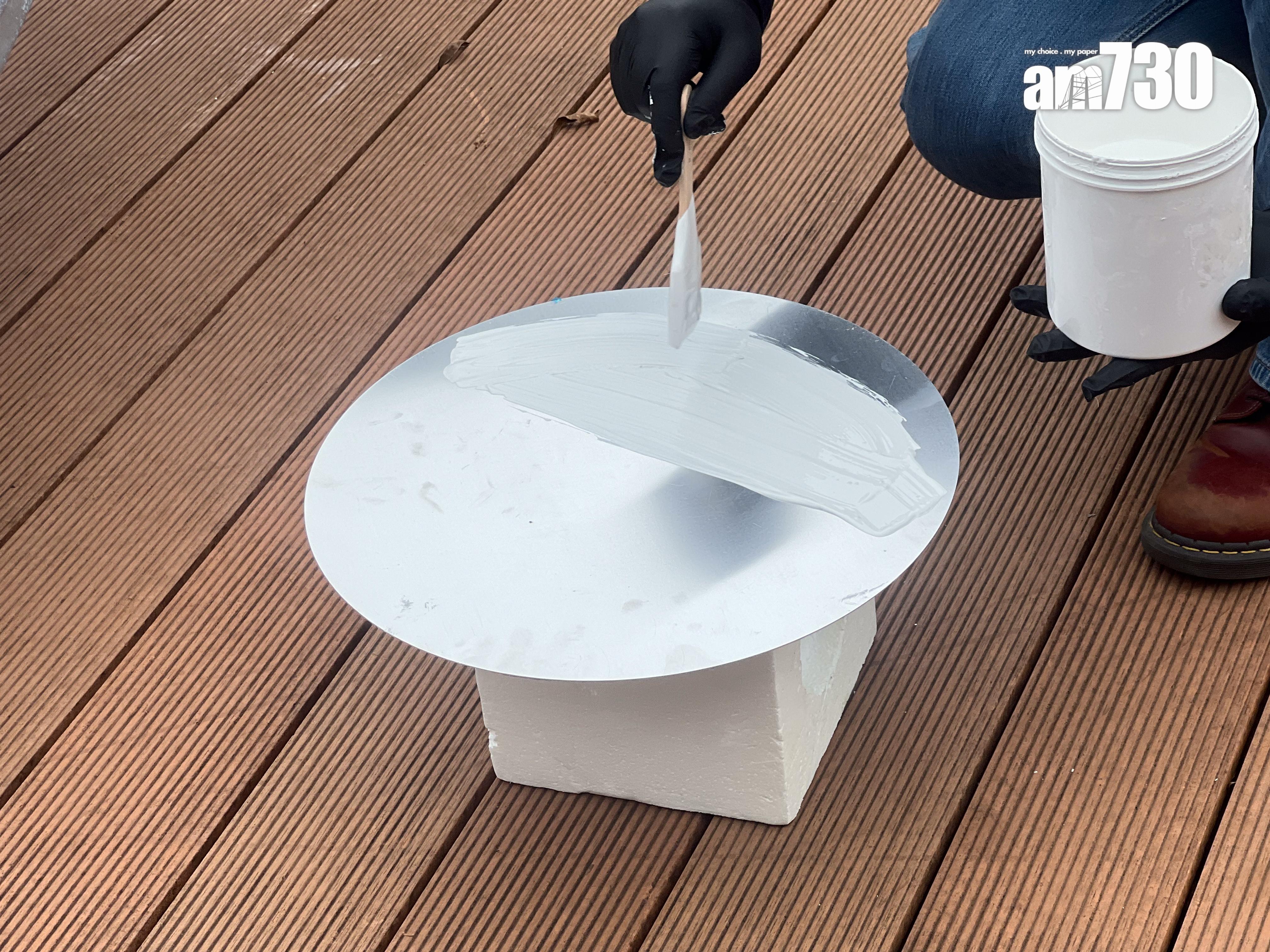 新型塗層能降溫高達攝氏25度,室內溫度降低攝氏2至3度。(李景玉攝)