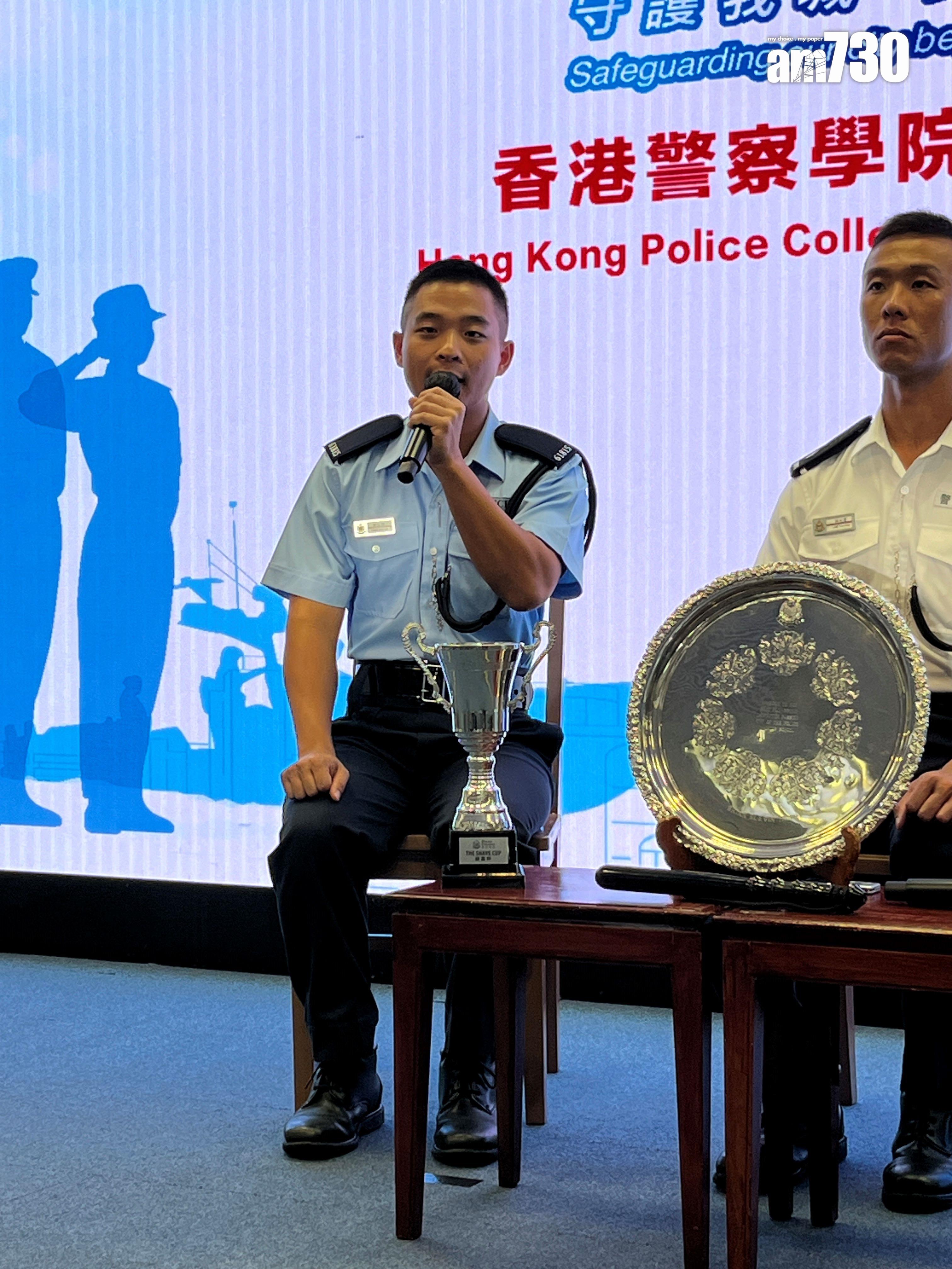 警察學院今日共有29名督察、164名警員參與結業會操。