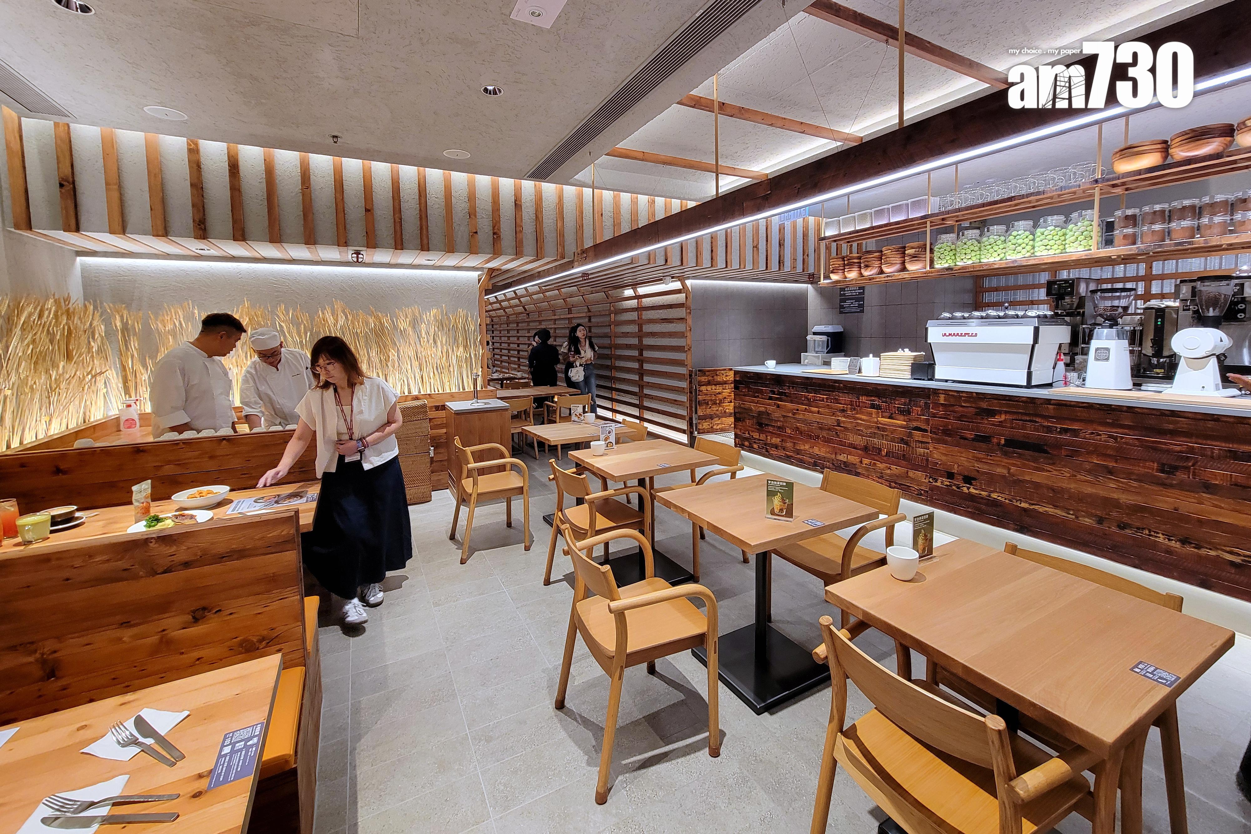 Café & Meal MUJI採田園風小木屋裝潢。