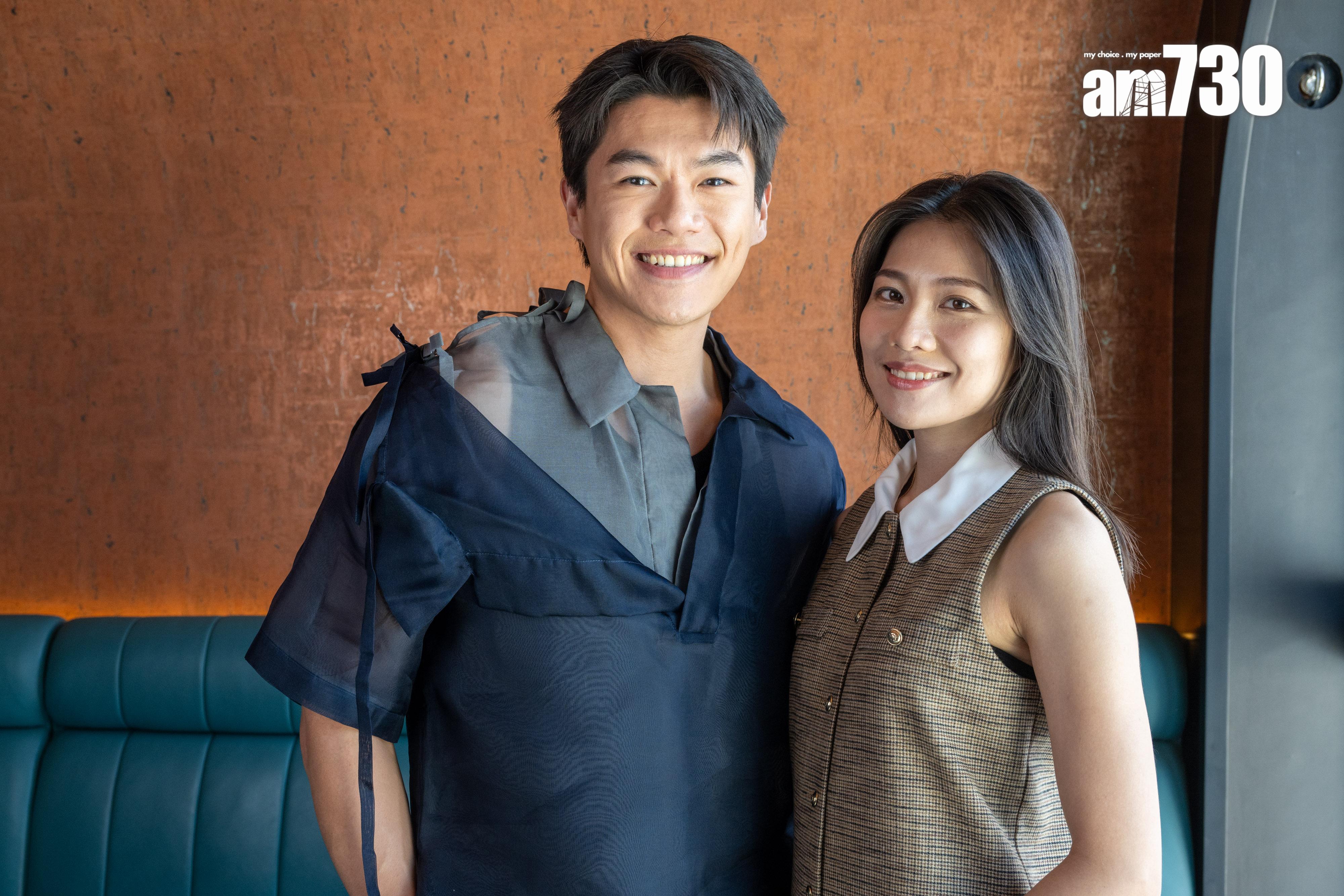 柯煒林和梁湘華在《破浪男女》大玩SM。(陳奕釗攝)