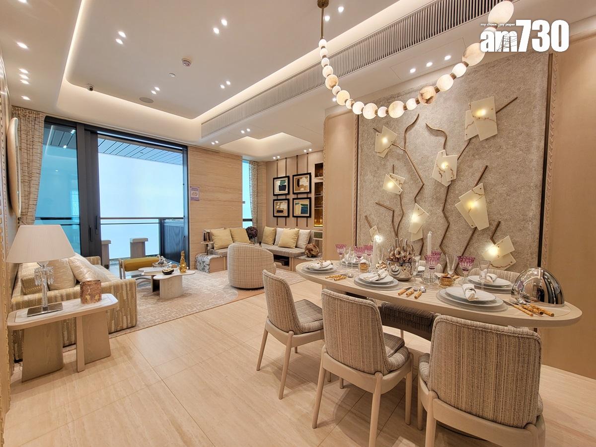 天璽.天示範單位|909呎經改動四房 客廳空間寬敞 盡顯溫馨奢華|啟德新盤