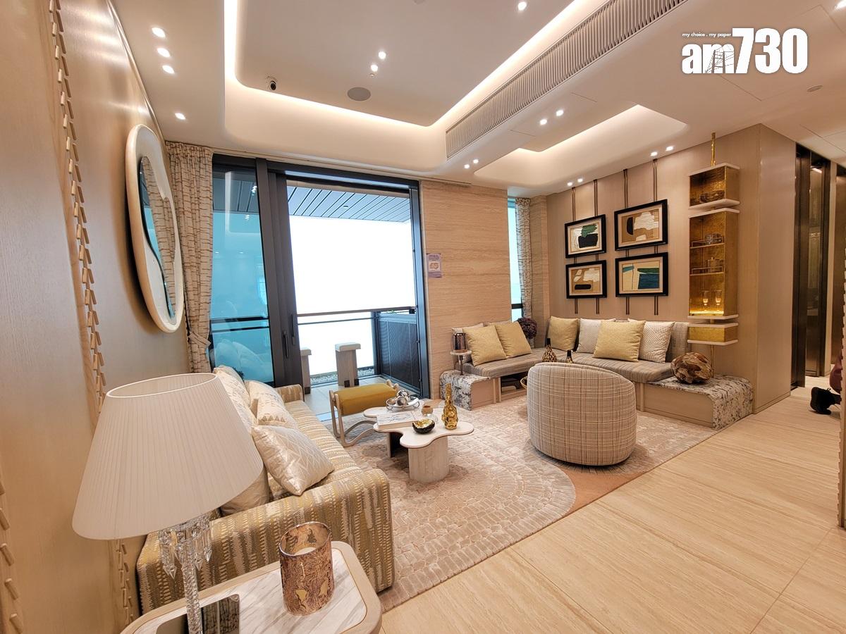 天璽.天示範單位|909呎經改動四房 客廳空間寬敞 盡顯溫馨奢華|啟德新盤