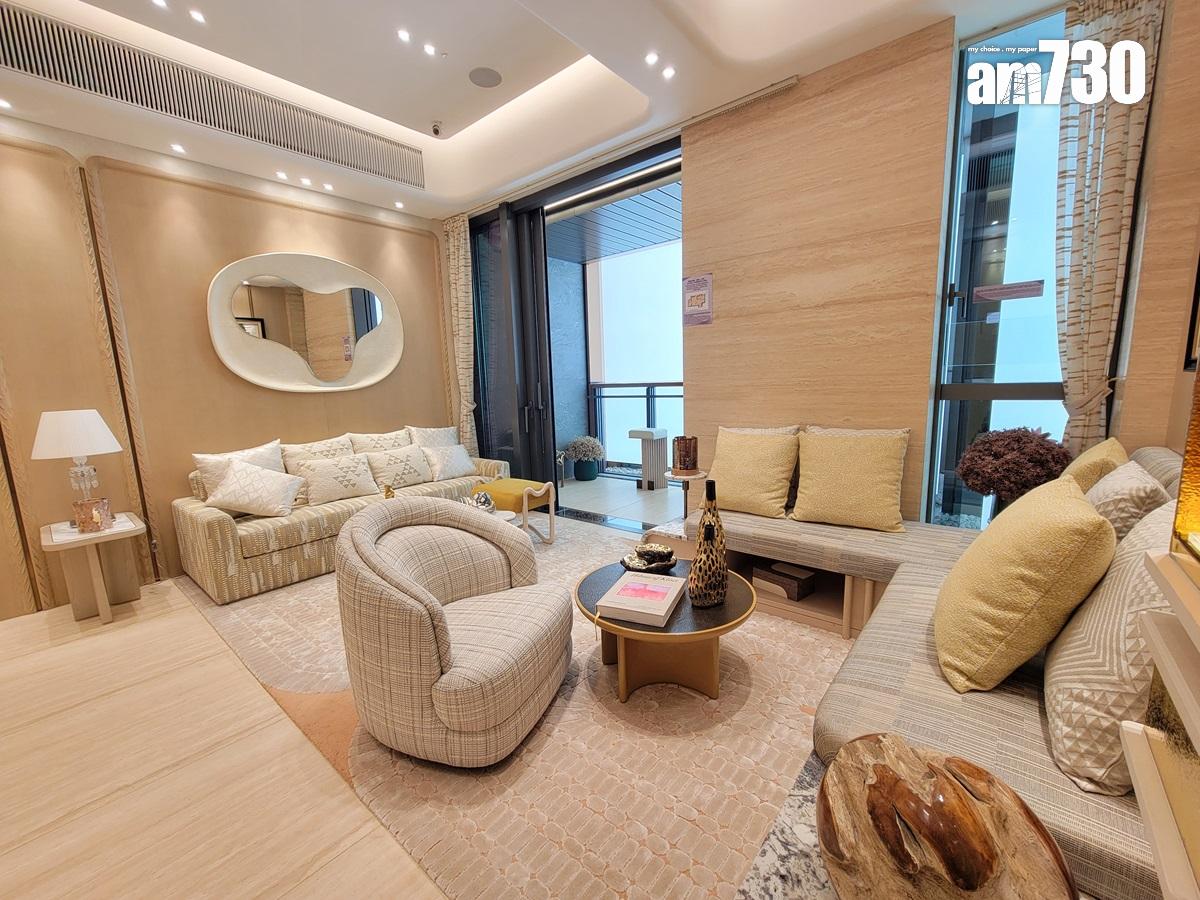 天璽.天示範單位|909呎經改動四房 客廳空間寬敞 盡顯溫馨奢華|啟德新盤