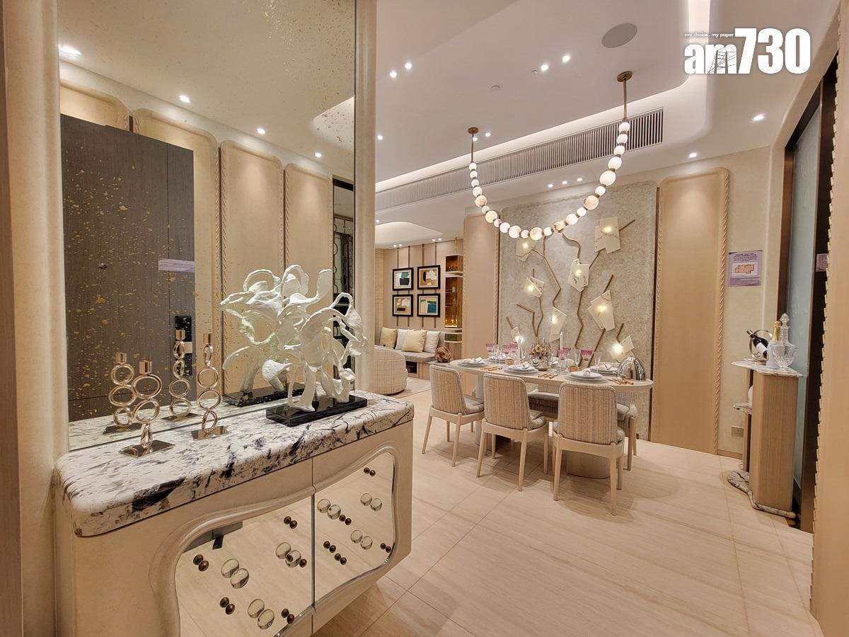 天璽.天示範單位|909呎經改動四房 客廳空間寬敞 盡顯溫馨奢華|啟德新盤