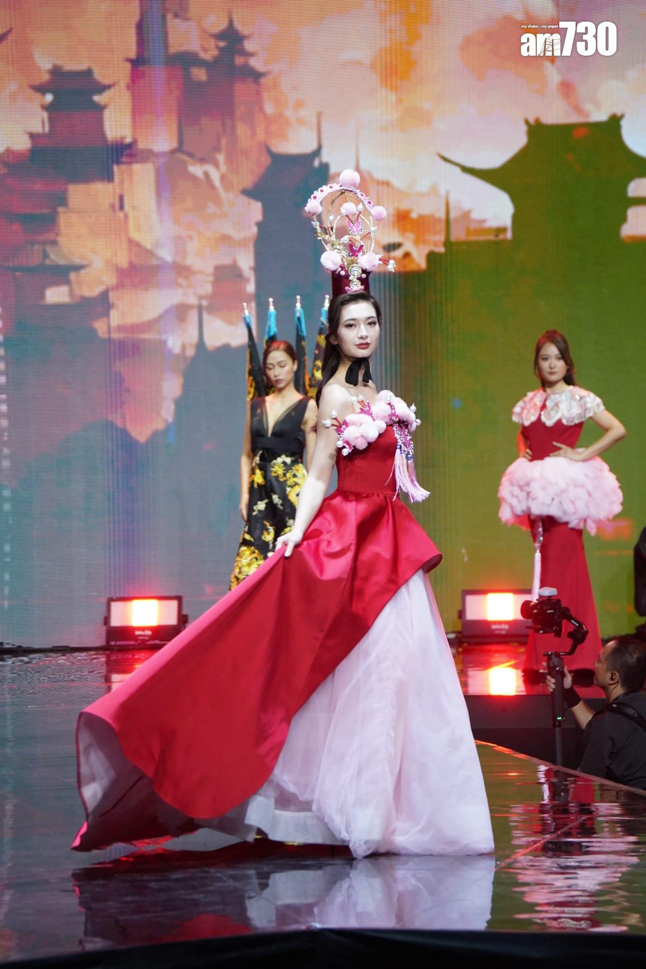 姚祖恩獲香港區環球小姐2024冠軍。 (吳康琦攝)