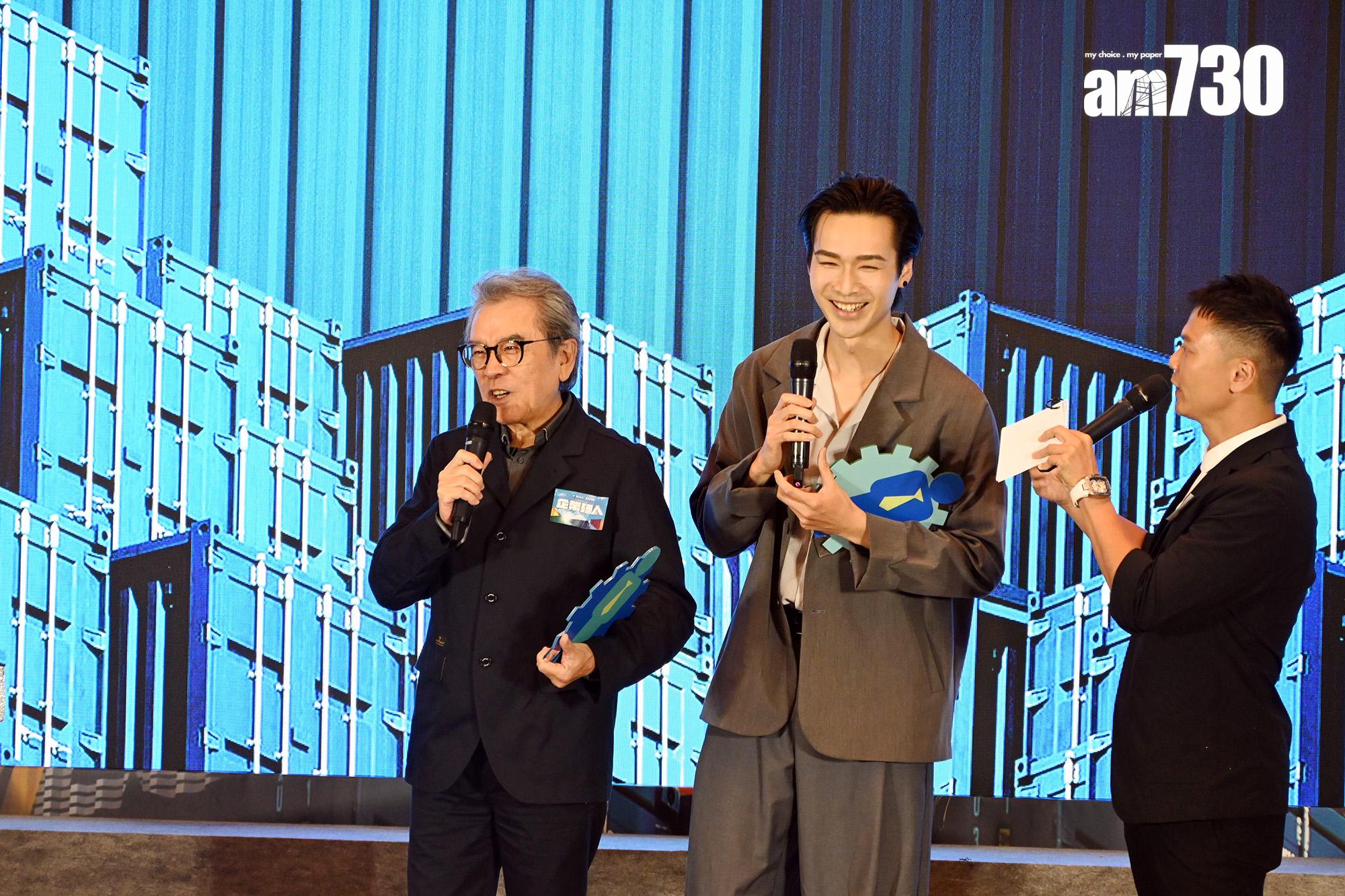 姜大衛提起有場戲全靠吳子沖提點,吳子沖受寵若驚。(娛樂組攝)