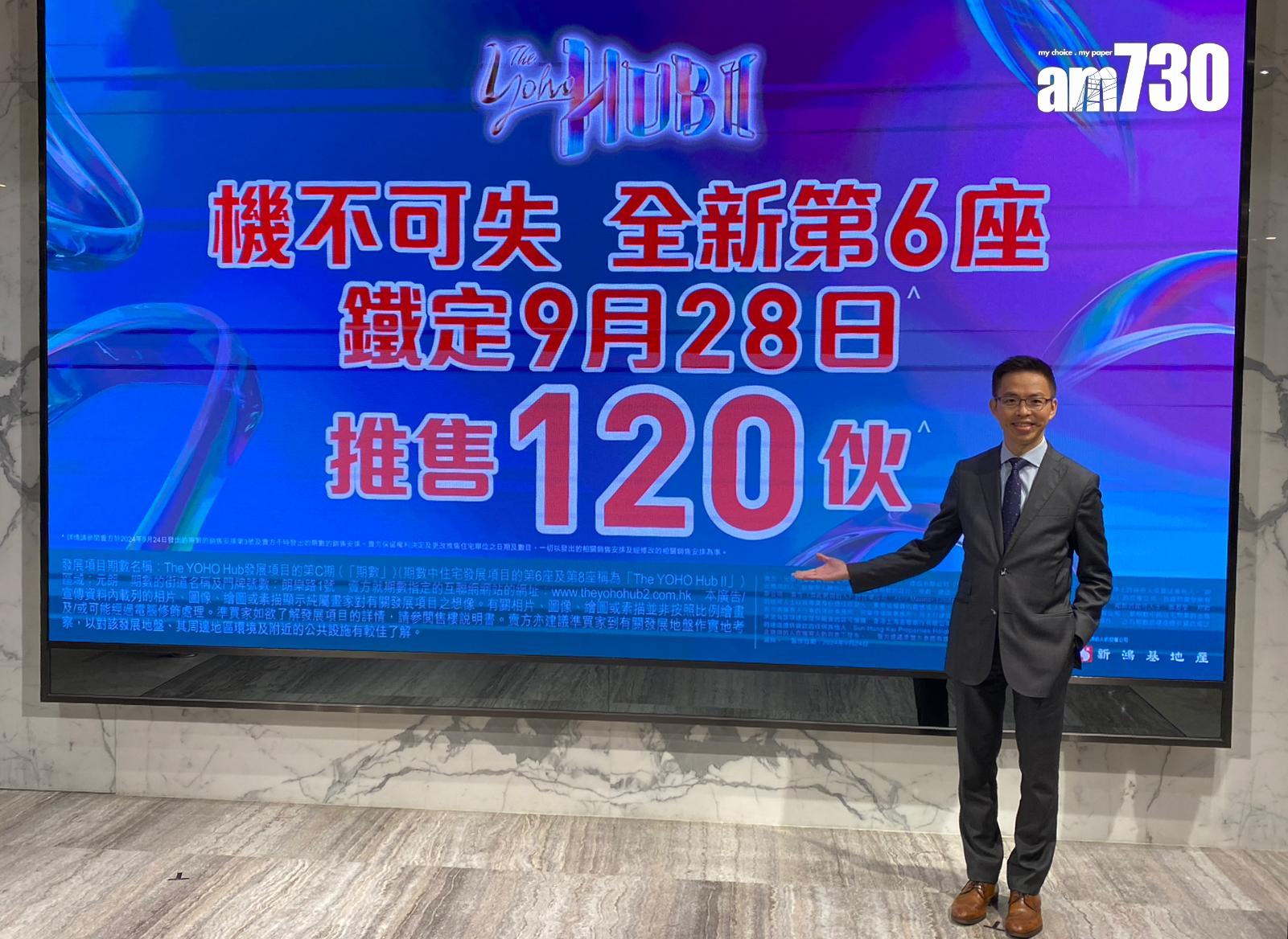 The YOHO Hub II全新第6座周六發售120伙 兩房折實683萬入場|元朗新盤