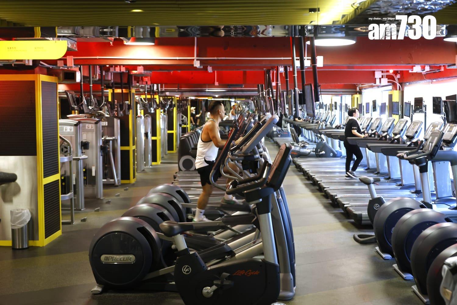 舒適堡灣仔分店Healthy中午重開,前來使用的客戶並不多。(林俊源攝)