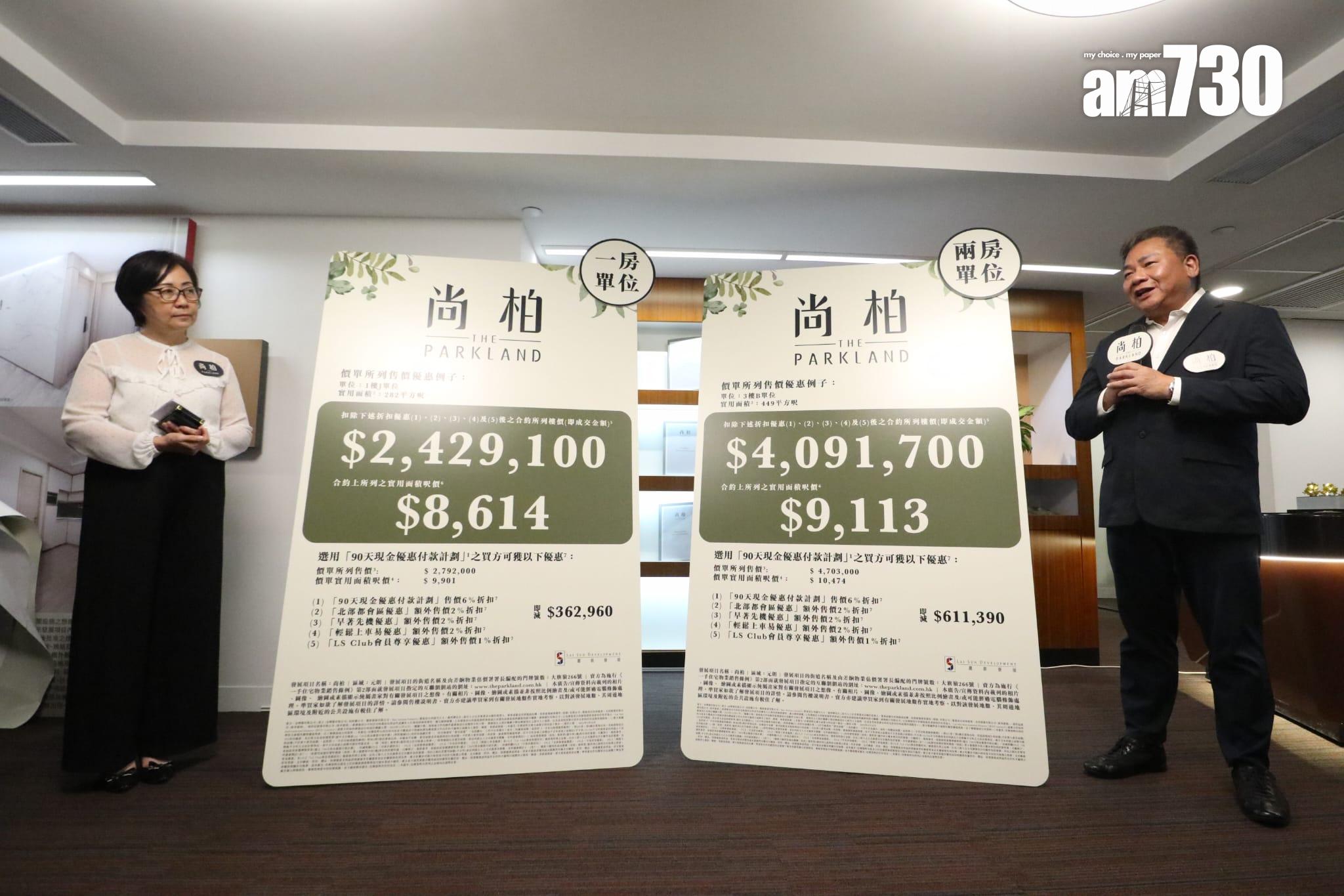 尚柏開價|首推50伙 一房242.91萬入場 折實均呎9278元 麗新:回到10年前低價|元朗新盤