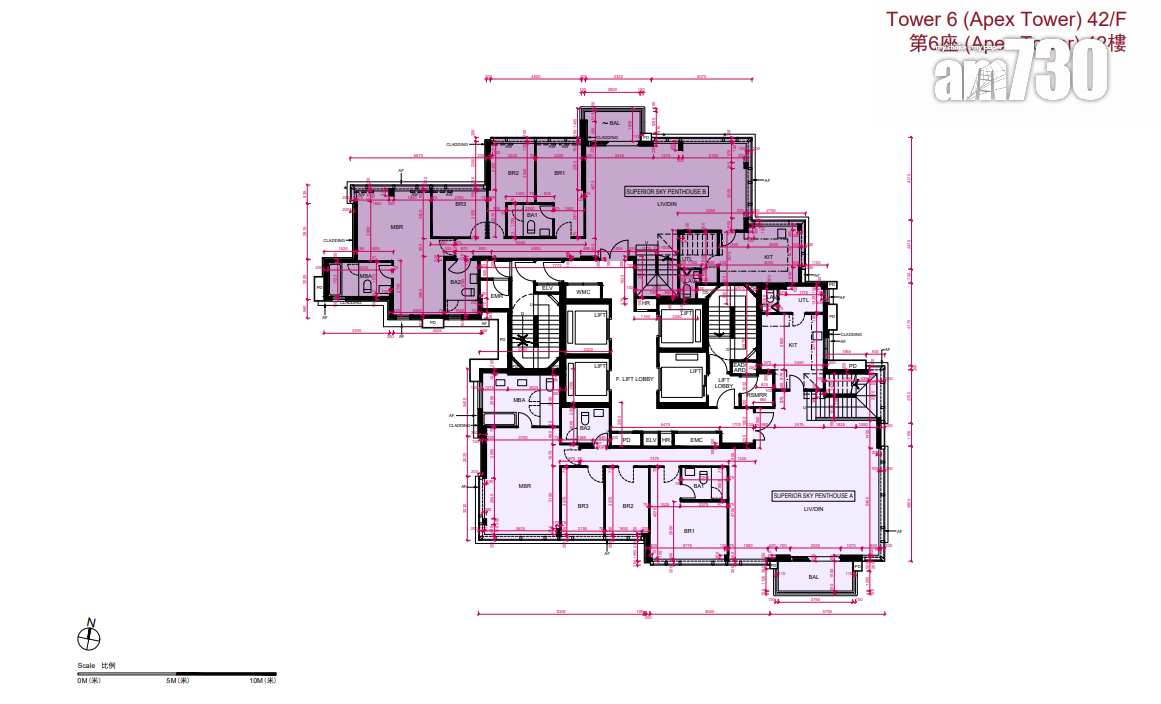 天璽.天第1期樓書曝光!涉906伙 最大頂層複式戶達3936呎 擁私人泳池|啟德新盤