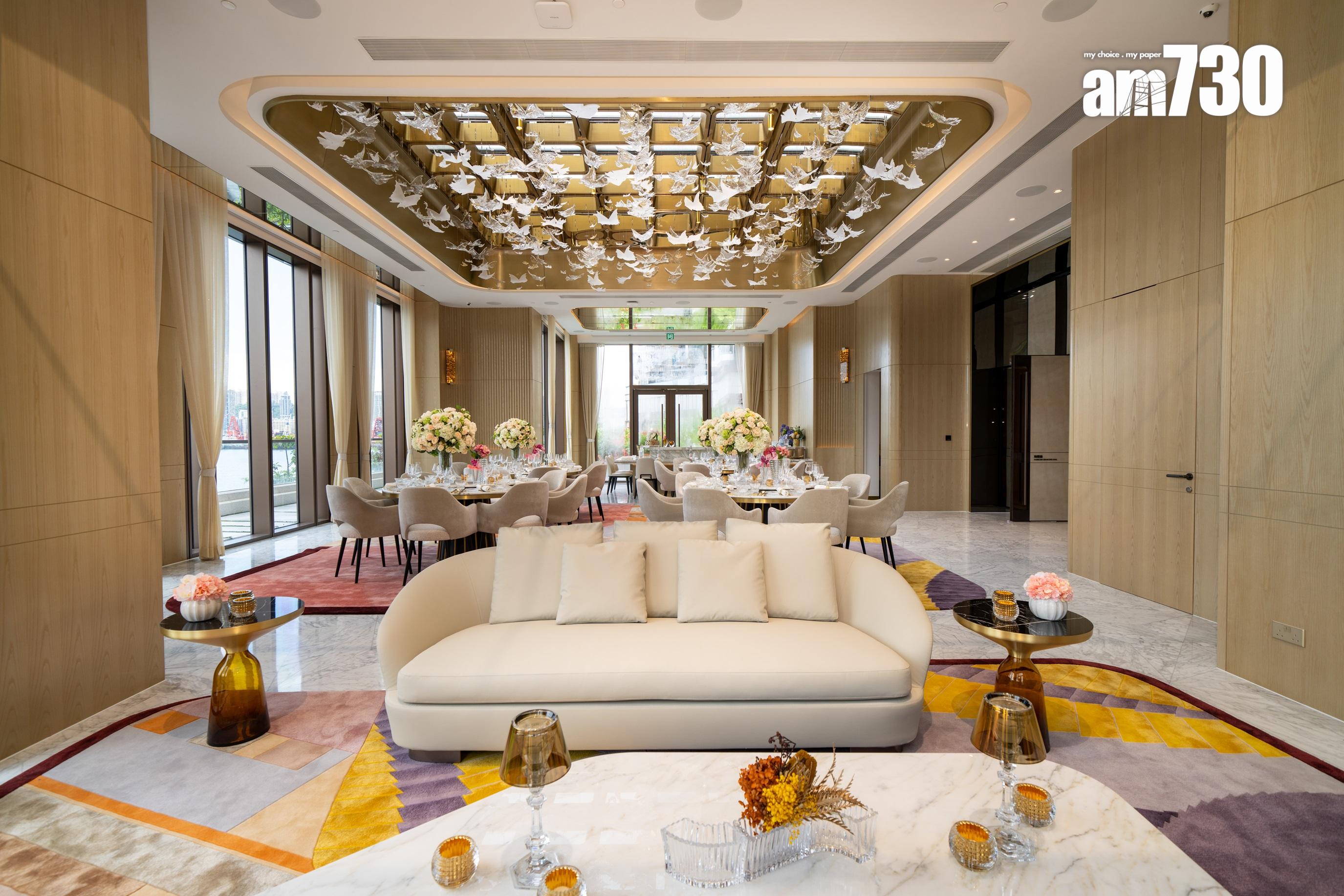 天瀧最快下月底現樓推售 邀天王嫂方媛參觀會所 一設計獲讚|啟德新盤