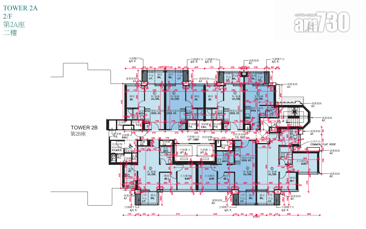 維港.雙鑽兩房佔逾四成 僅設1伙特色戶 面積達1770呎|新盤樓書