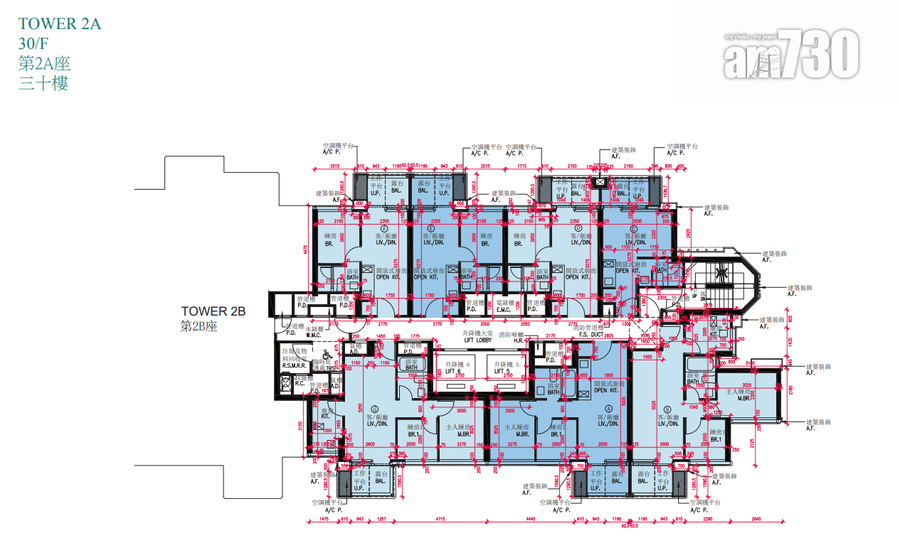維港.雙鑽兩房佔逾四成 僅設1伙特色戶 面積達1770呎|新盤樓書