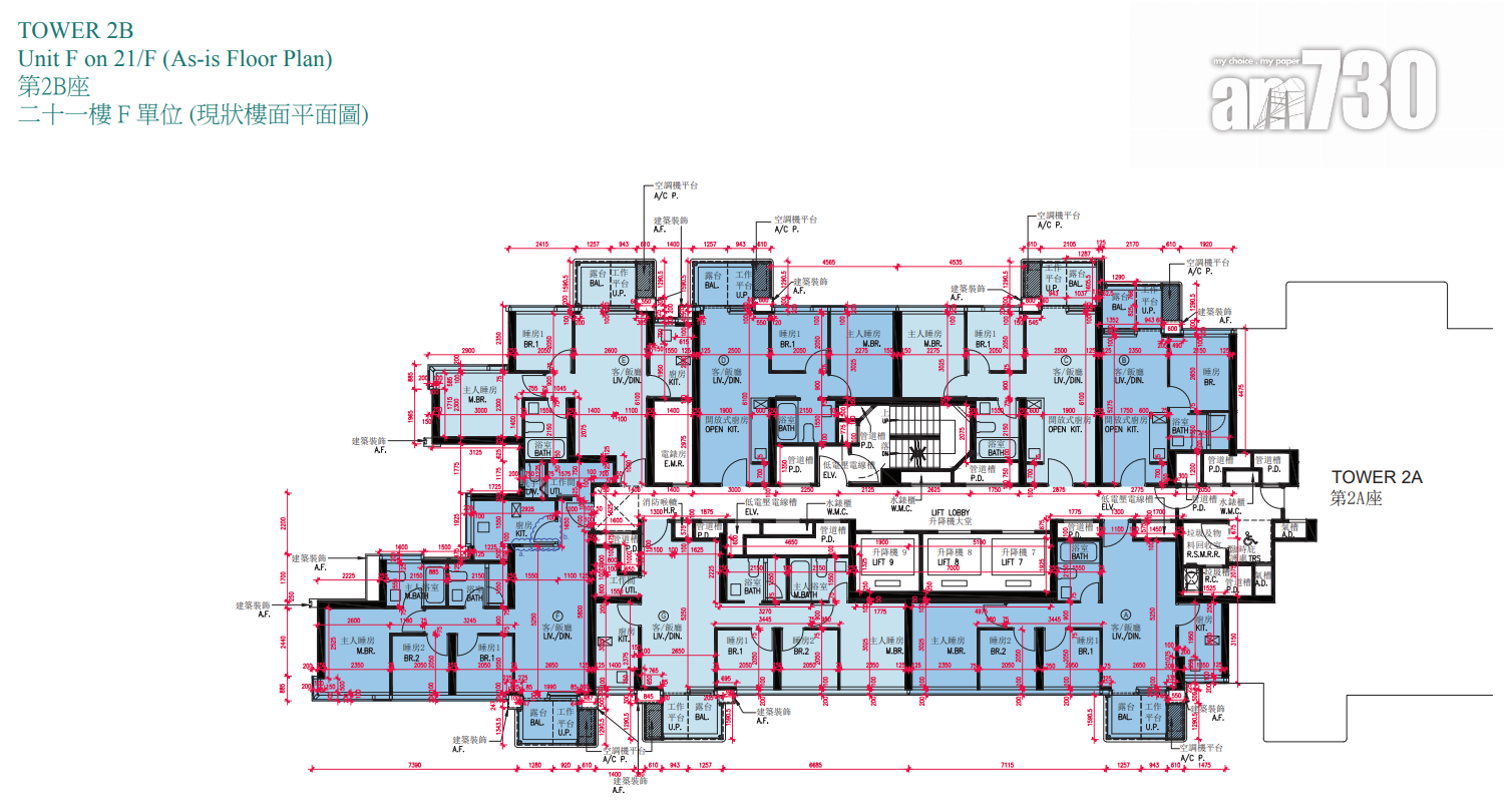 維港.雙鑽兩房佔逾四成 僅設1伙特色戶 面積達1770呎|新盤樓書